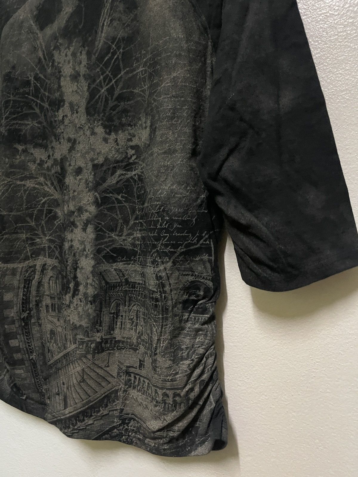 In The Attic Full Print Cross T Shirt Punk