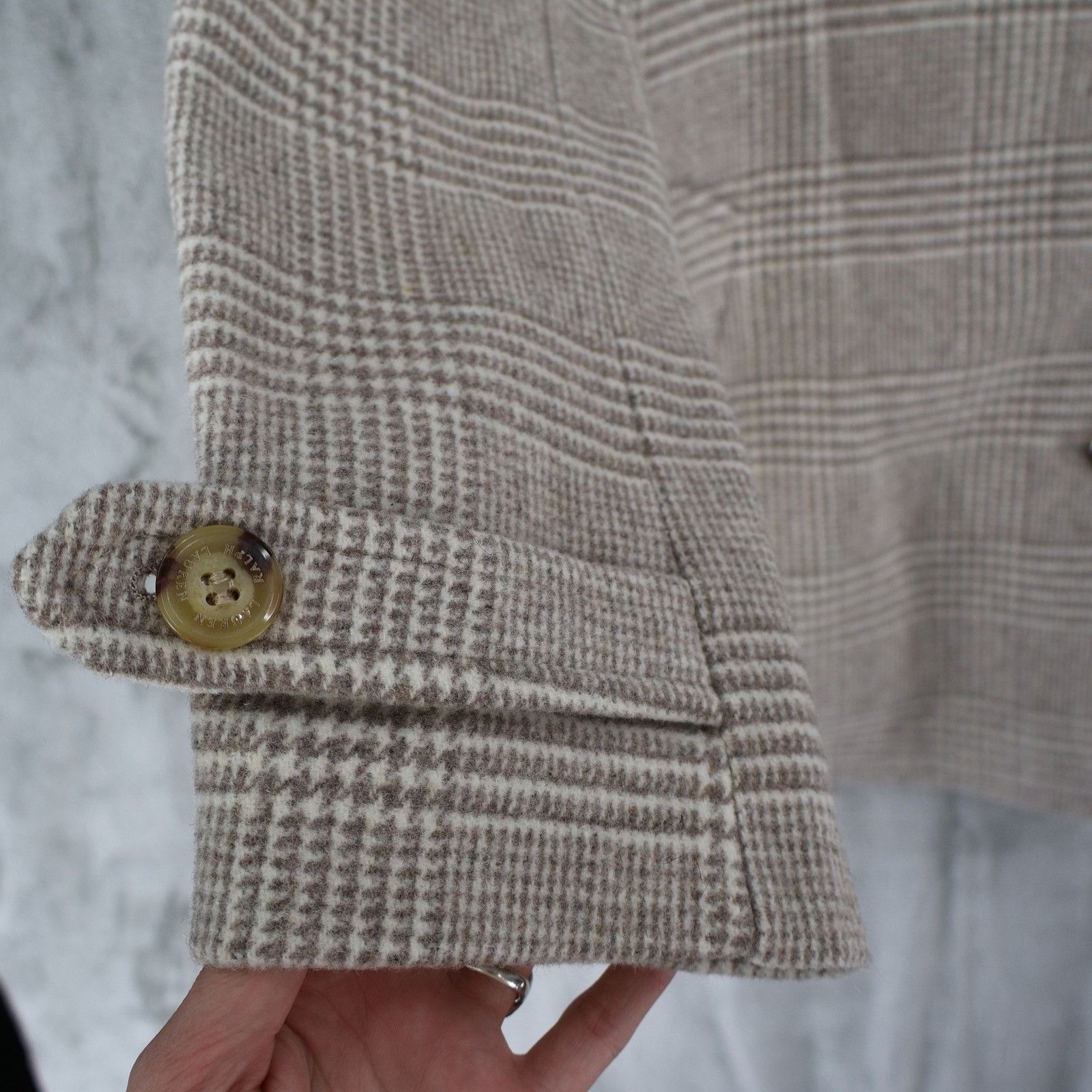 Lauren Ralph Lauren Lauren Ralph Lauren Houndstooth Wool Blend Coat Women 14 NWT Size XL / US 12-14 / IT 48-50 - 7 Thumbnail