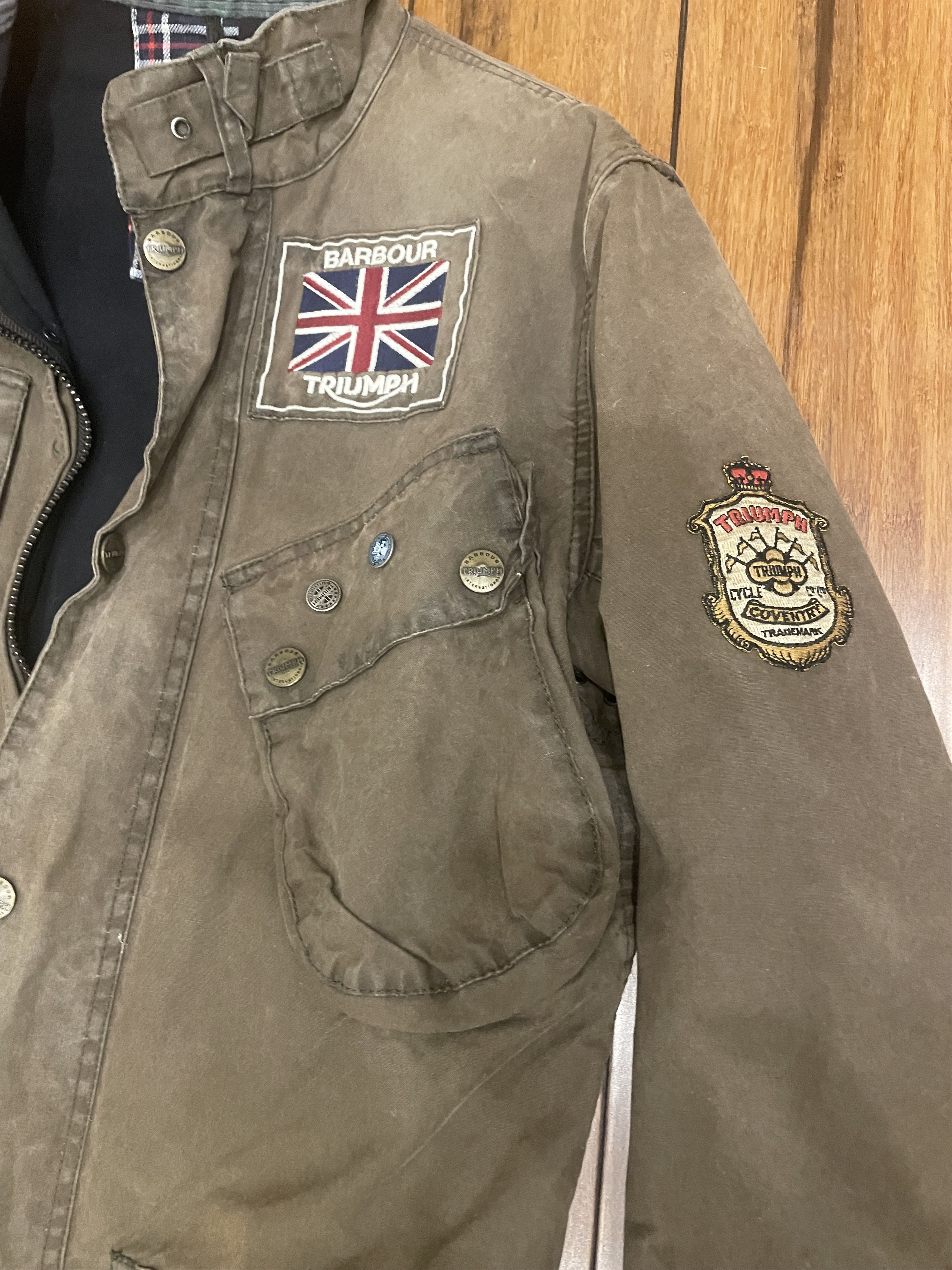 Barbour Barbour x Triumph Jacket Size US M / EU 48-50 / 2 - 2 Thumbnail