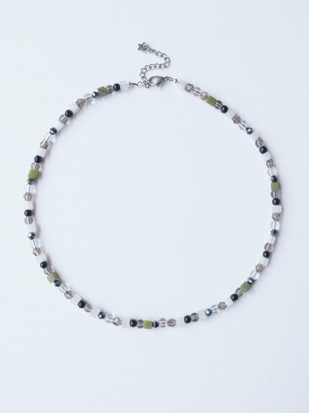 Handmade Chalcedony Jade Handmade Beaded Necklace Unisex 16.1in Size ONE SIZE - 3 Thumbnail