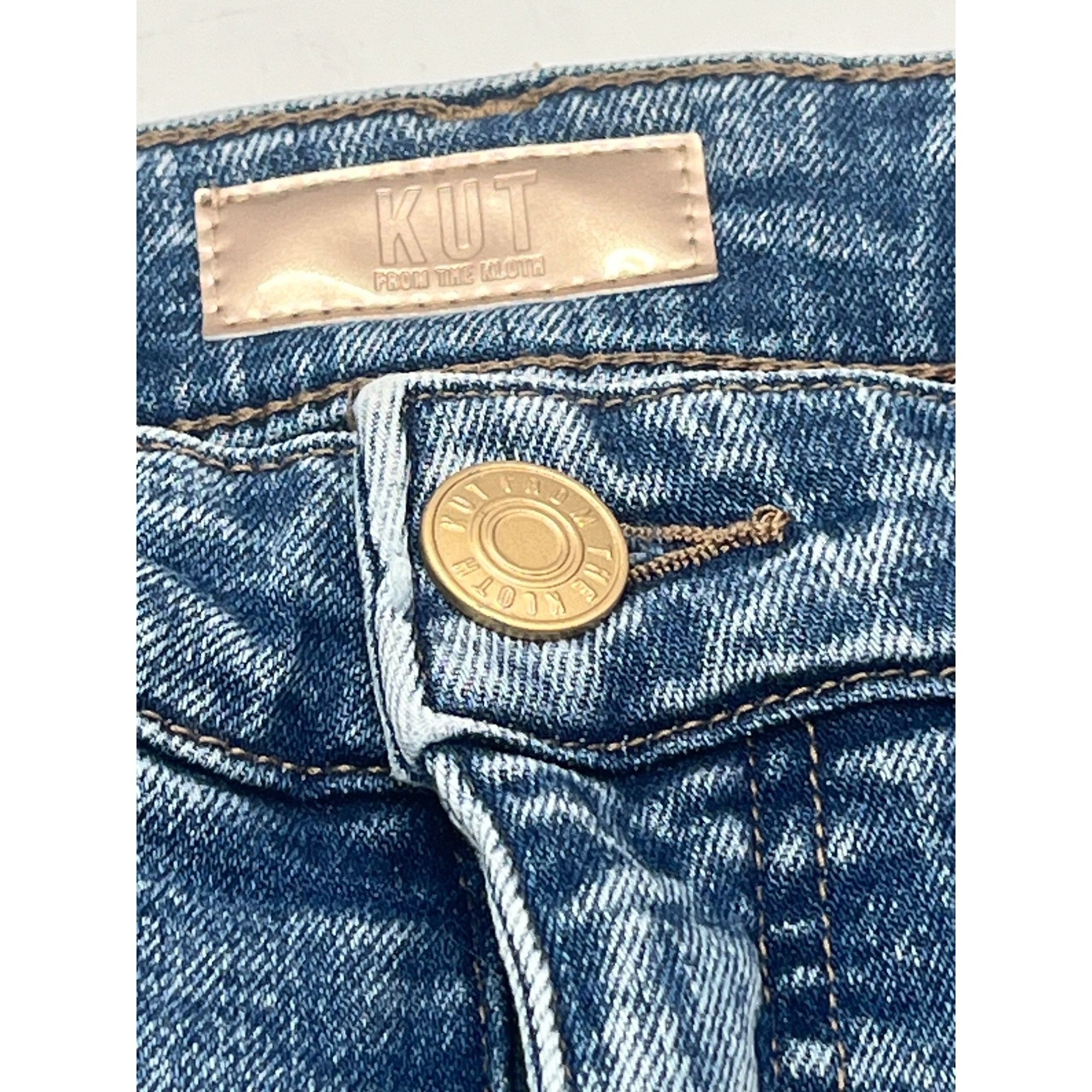 Other Kut from the Kloth Rachel Fab Ab Mom’s Destroyed cuffed Crop Size 32" / US 10 / IT 46 - 11 Thumbnail