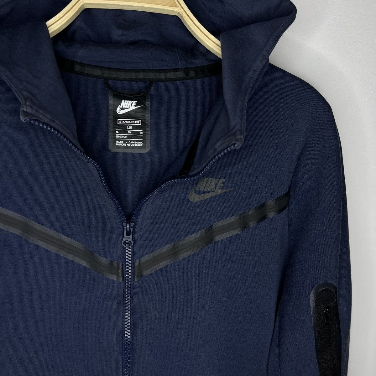 Nike Nike Tech Fleece Hoodie Dark Navy Jacket Zip Size US S / EU 44-46 / 1 - 5 Thumbnail
