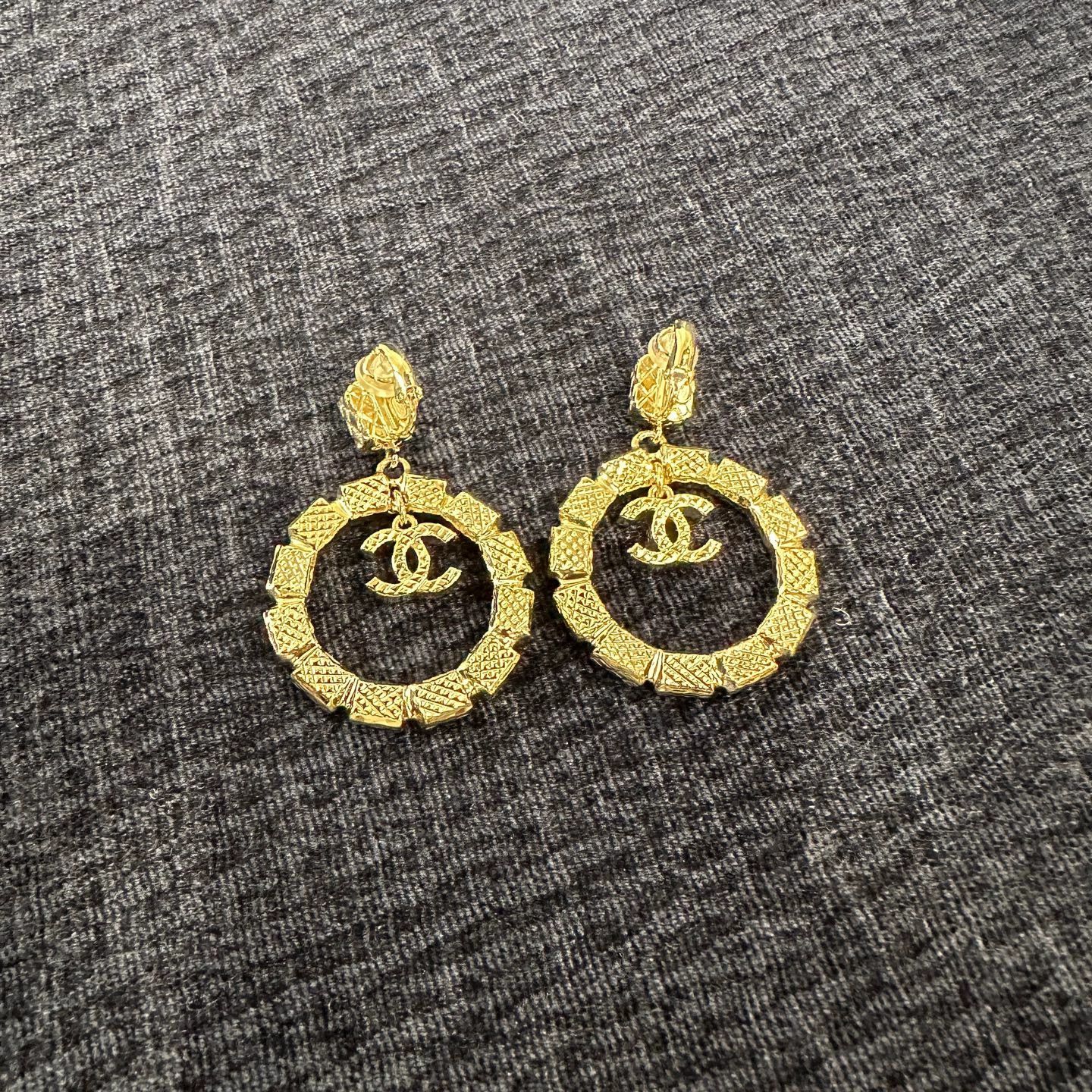 Chanel Chanel May322 23 New Square Crystal Double C Earrings Size ONE SIZE - 4 Thumbnail
