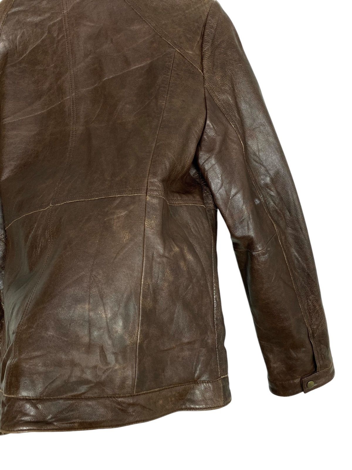 Japanese Brand Rare‼️ Jeu de Paume Sheepskin Leather Jacket Size XS / US 0-2 / IT 36-38 - 8 Thumbnail