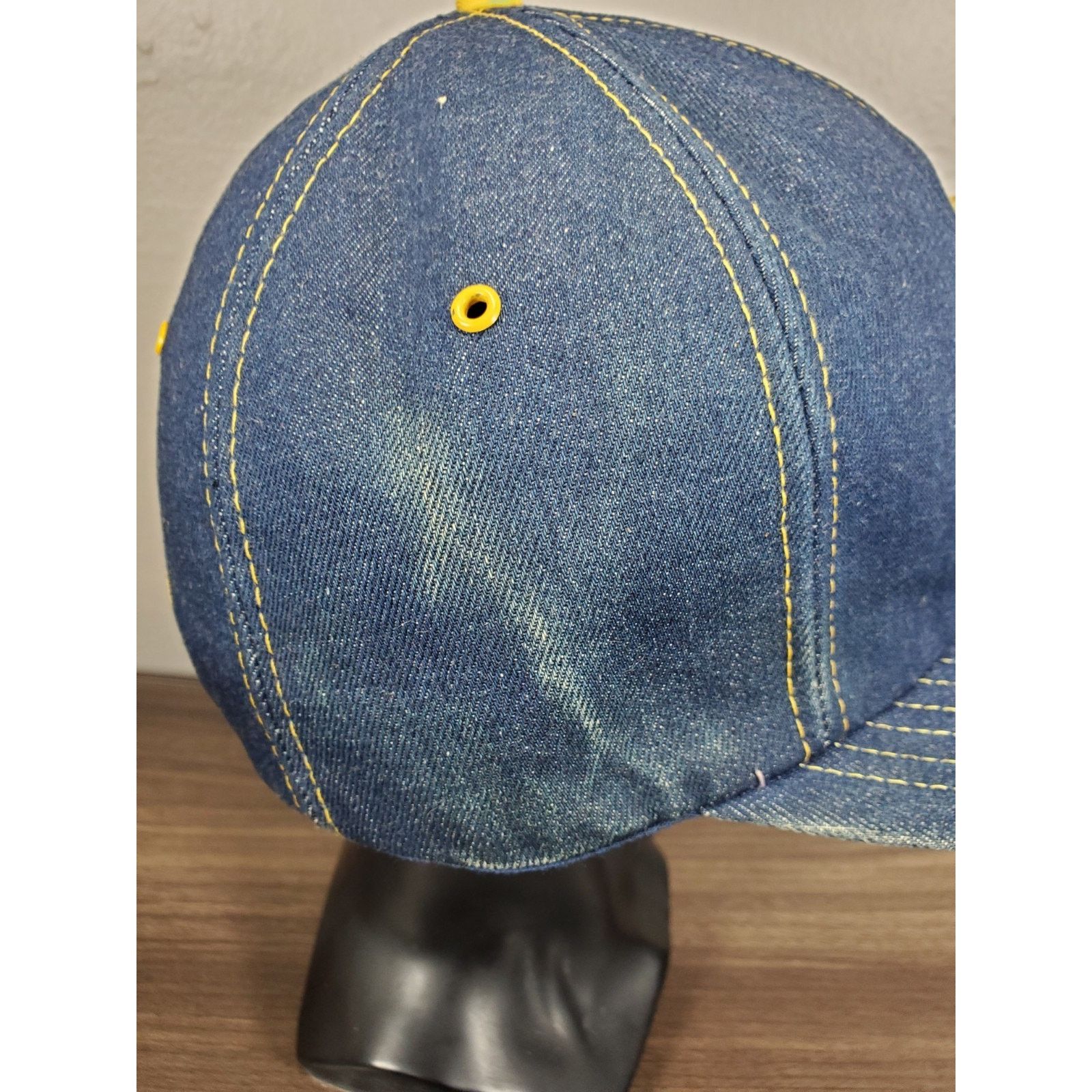 Vintage Sandford Fleming Denim Trucker Hat Snapback Cap Canada Train Size ONE SIZE - 8 Thumbnail