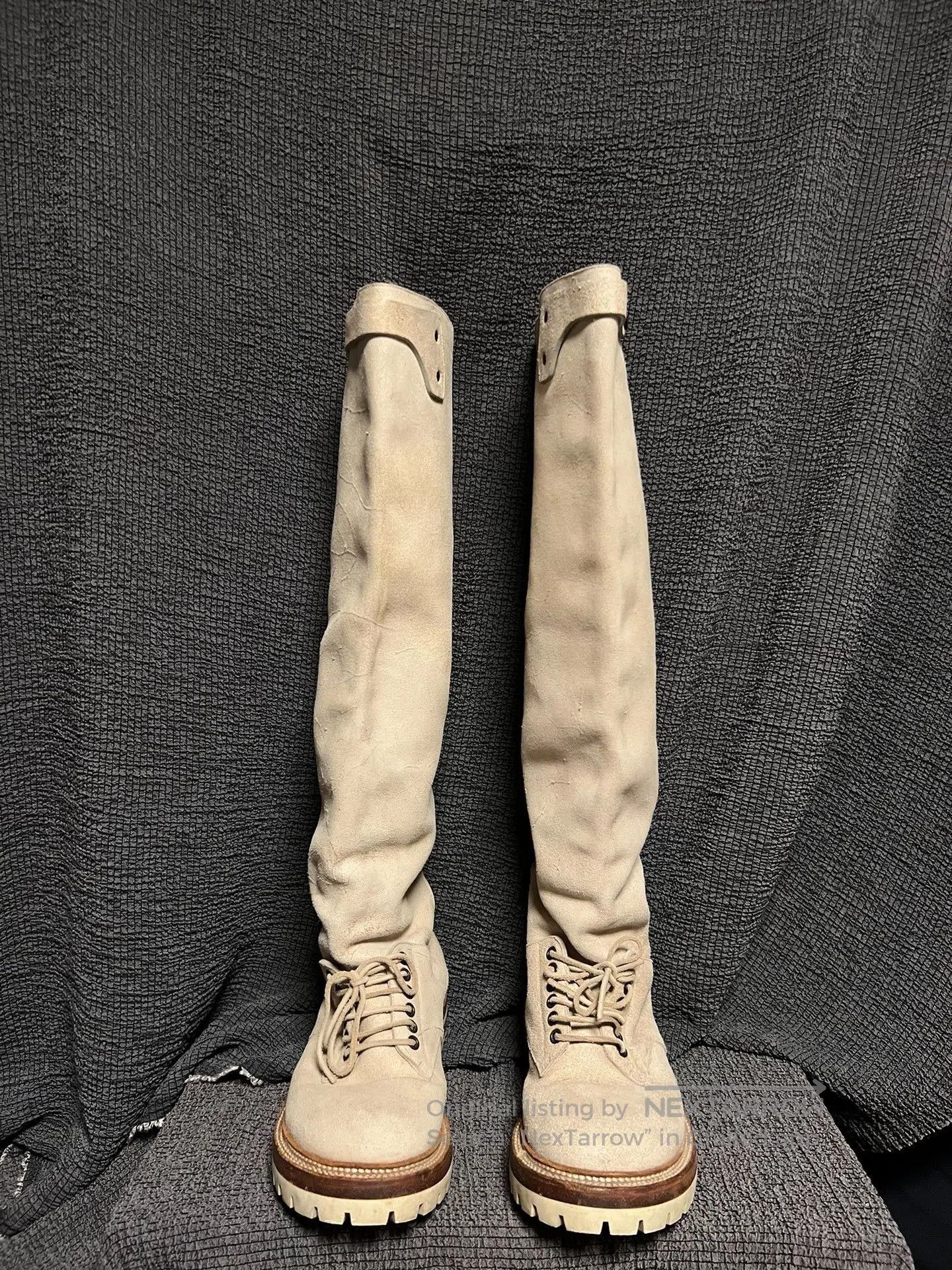 Rick Owens Rick Owens Archive Long Beige Boots. Size US 8.5 / EU 41-42 - 4 Thumbnail