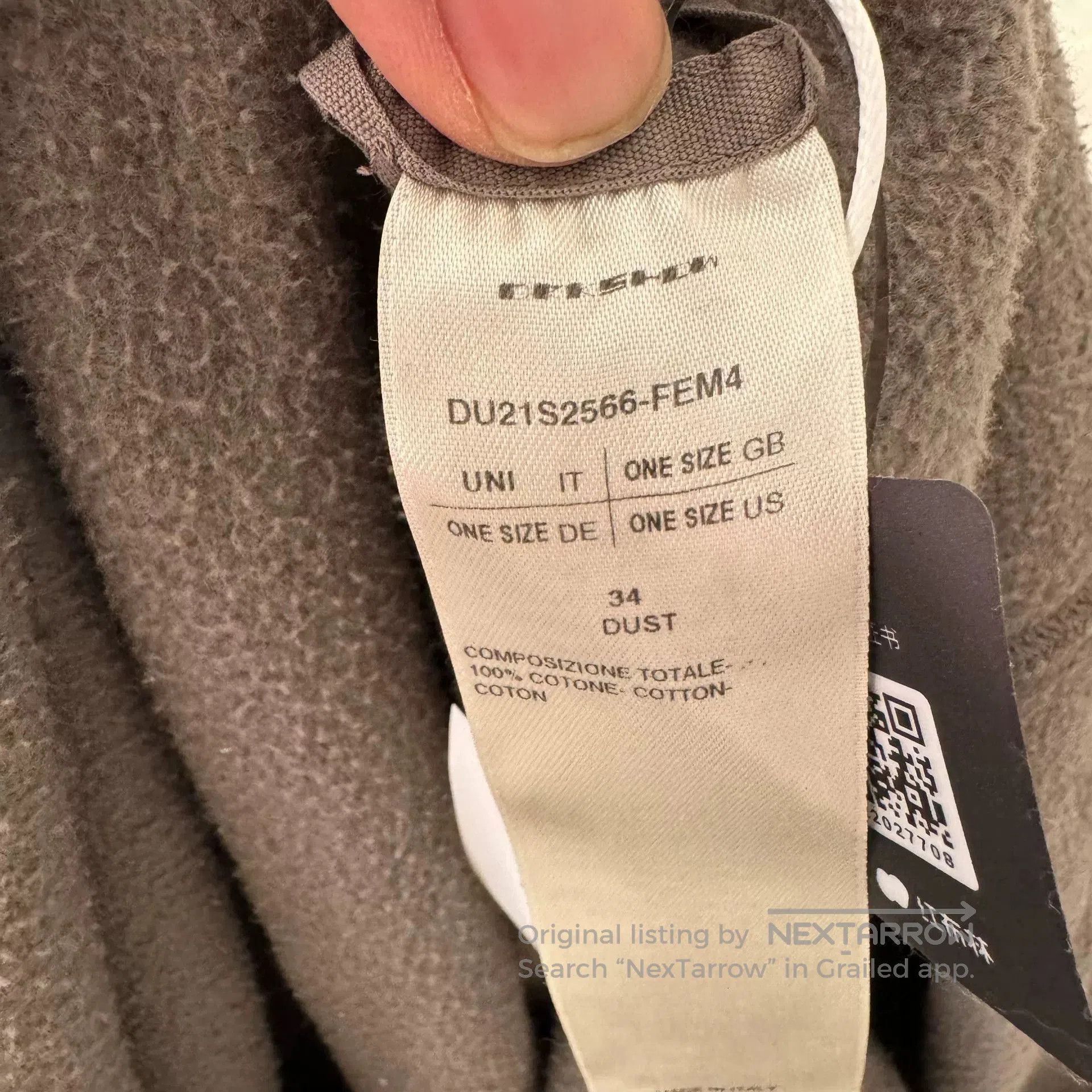 Japanese Brand Rick Owens DRKSHDW SS21 Star Knit Sweater. Size XXS / US 00 / IT 34 - 4 Thumbnail