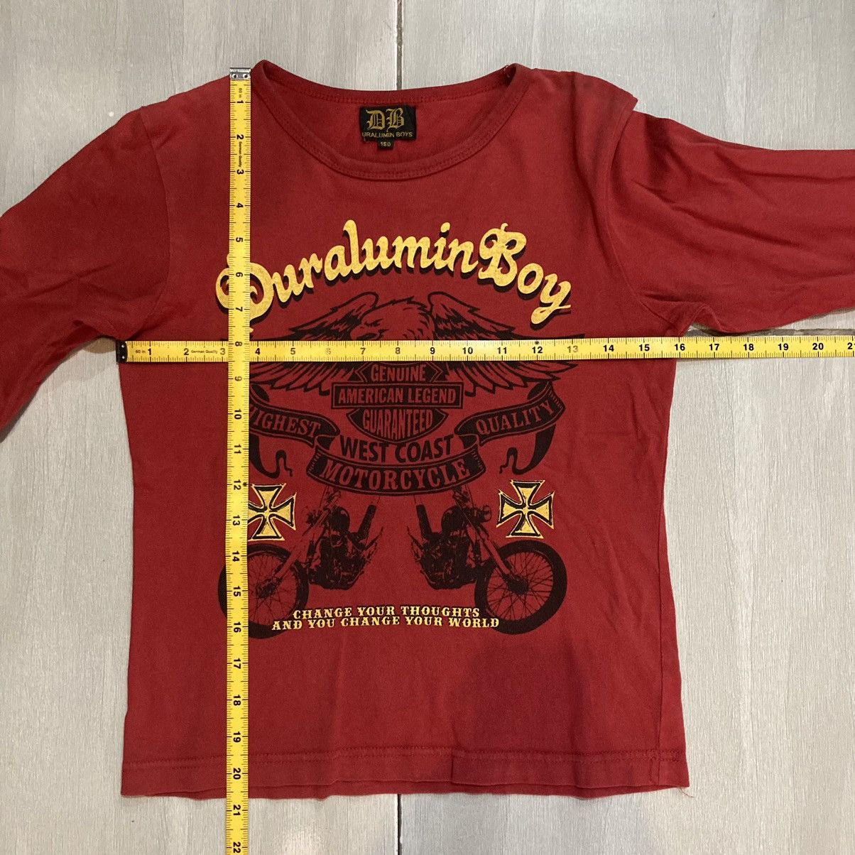 Japanese Brand Duralumin Boys Motorcycle West Coast Longsleeves Japanese Size S / US 4 / IT 40 - 19 Thumbnail