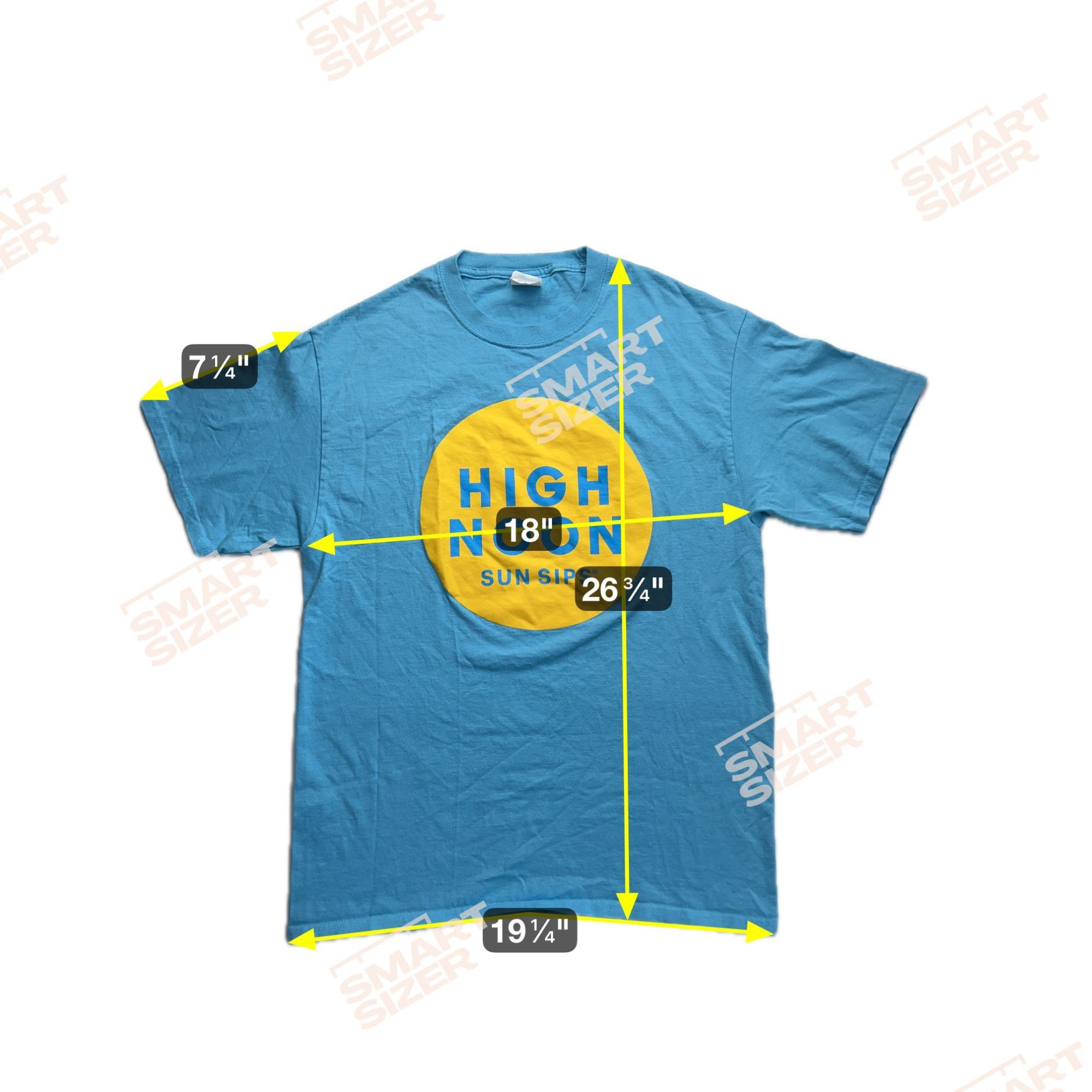 Port & Company High Noon Sun Sips Medium T-Shirt Shirt Size US M / EU 48-50 / 2 - 5 Thumbnail
