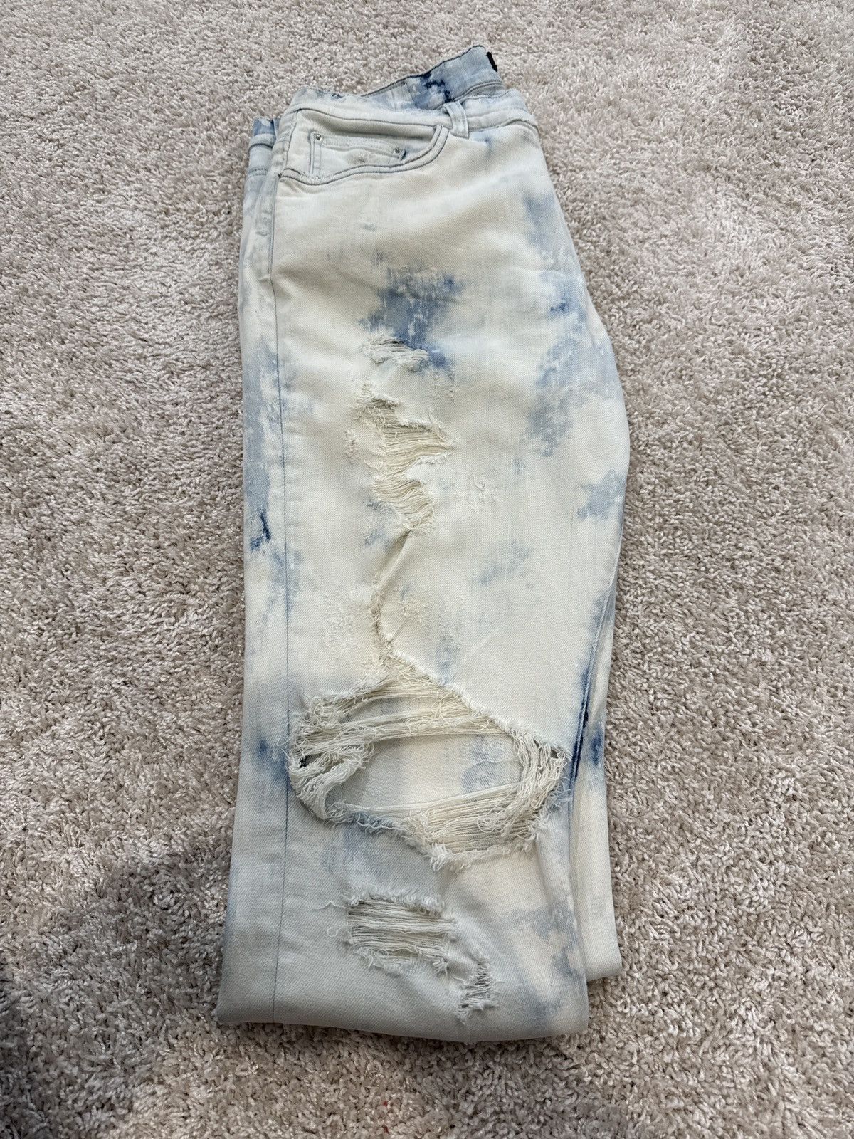 Amiri Amiri light washed ripped denim Size US 34 / EU 50 - 7 Thumbnail