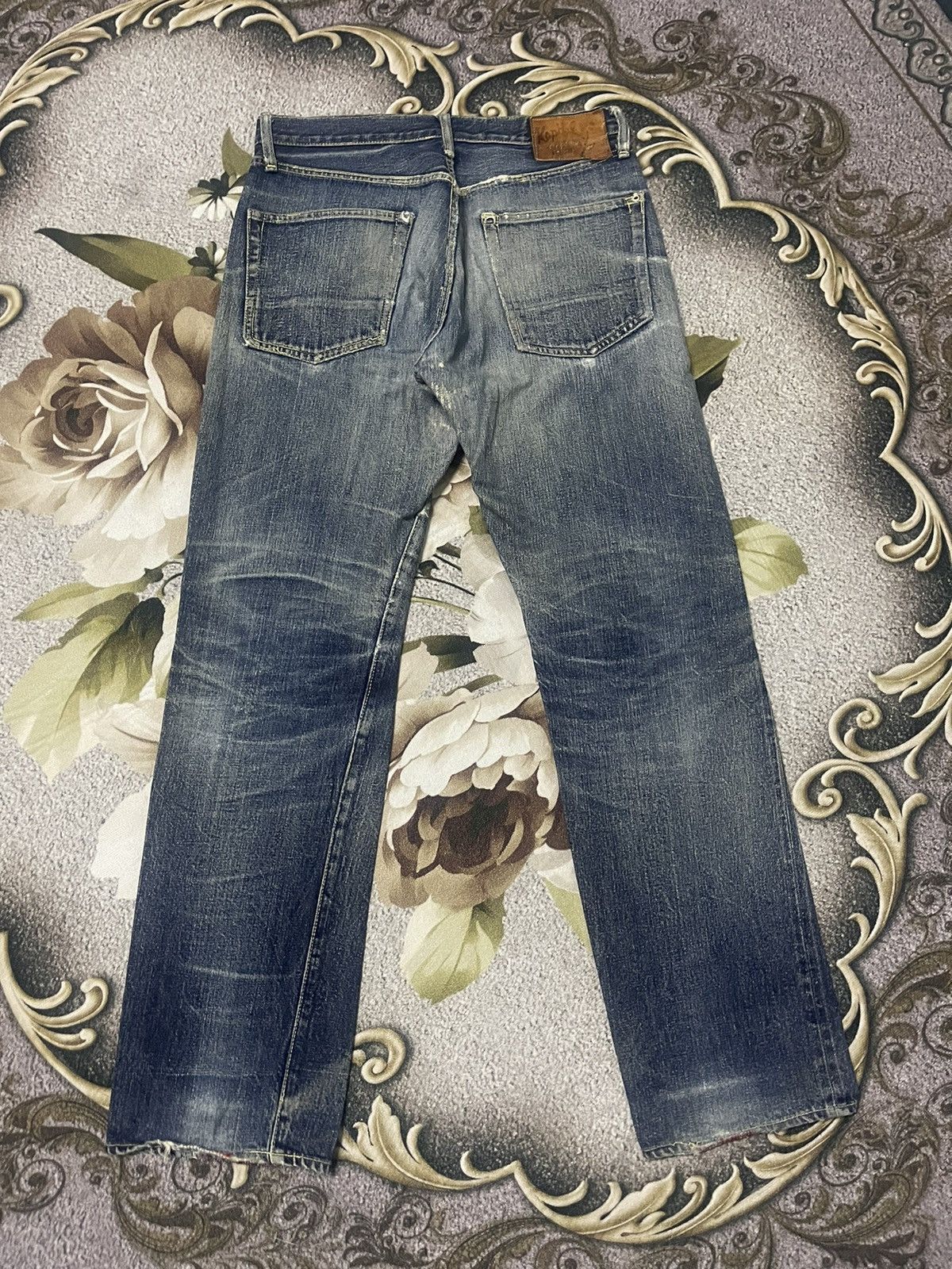 Japanese Brand Kapital Jeans Distressed Selvedge Size US 32 / EU 48 - 2 Thumbnail