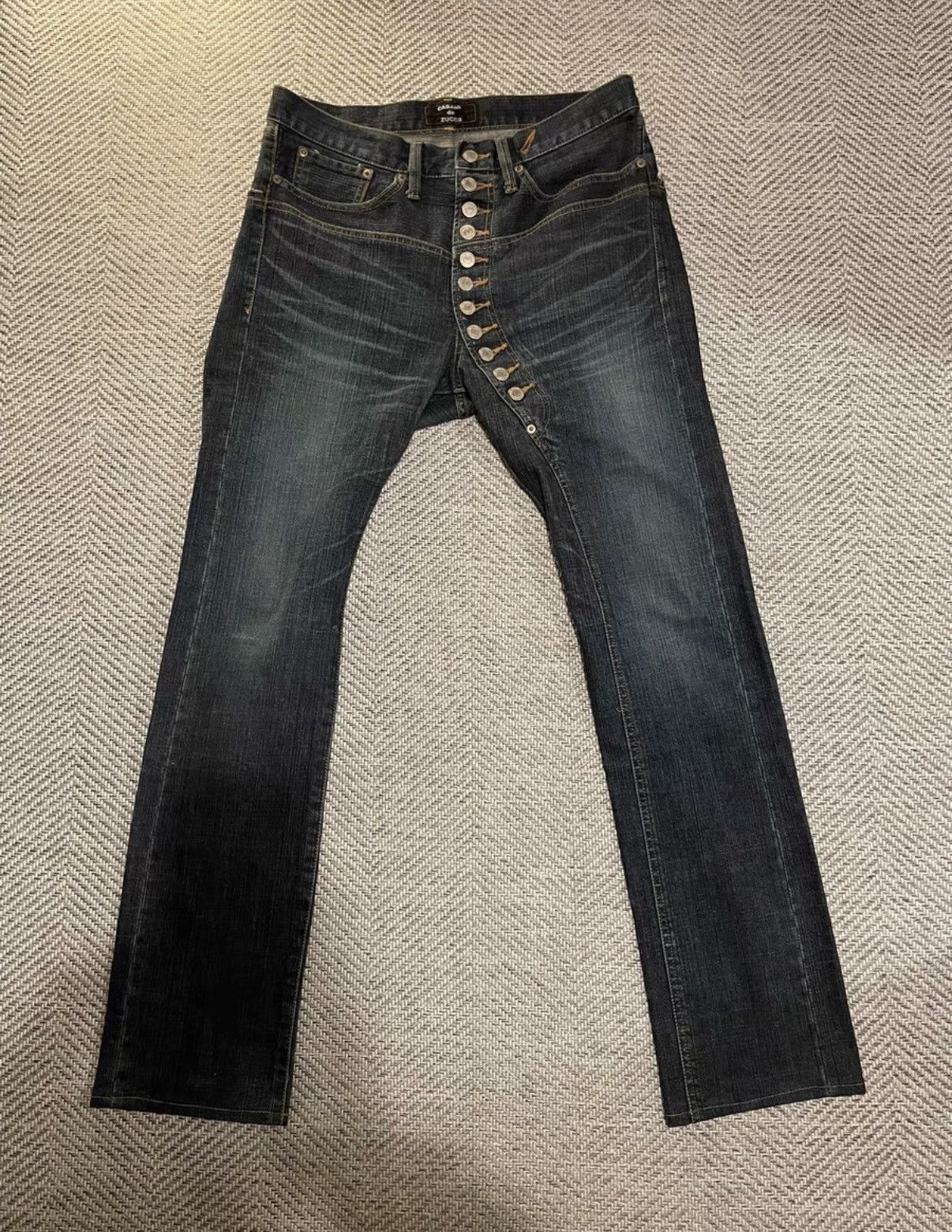 CABANE de ZUCCa Cabane de Zucca Archive Placket Multi-Button Jeans K24 Size US 34 / EU 50 - 2 Thumbnail