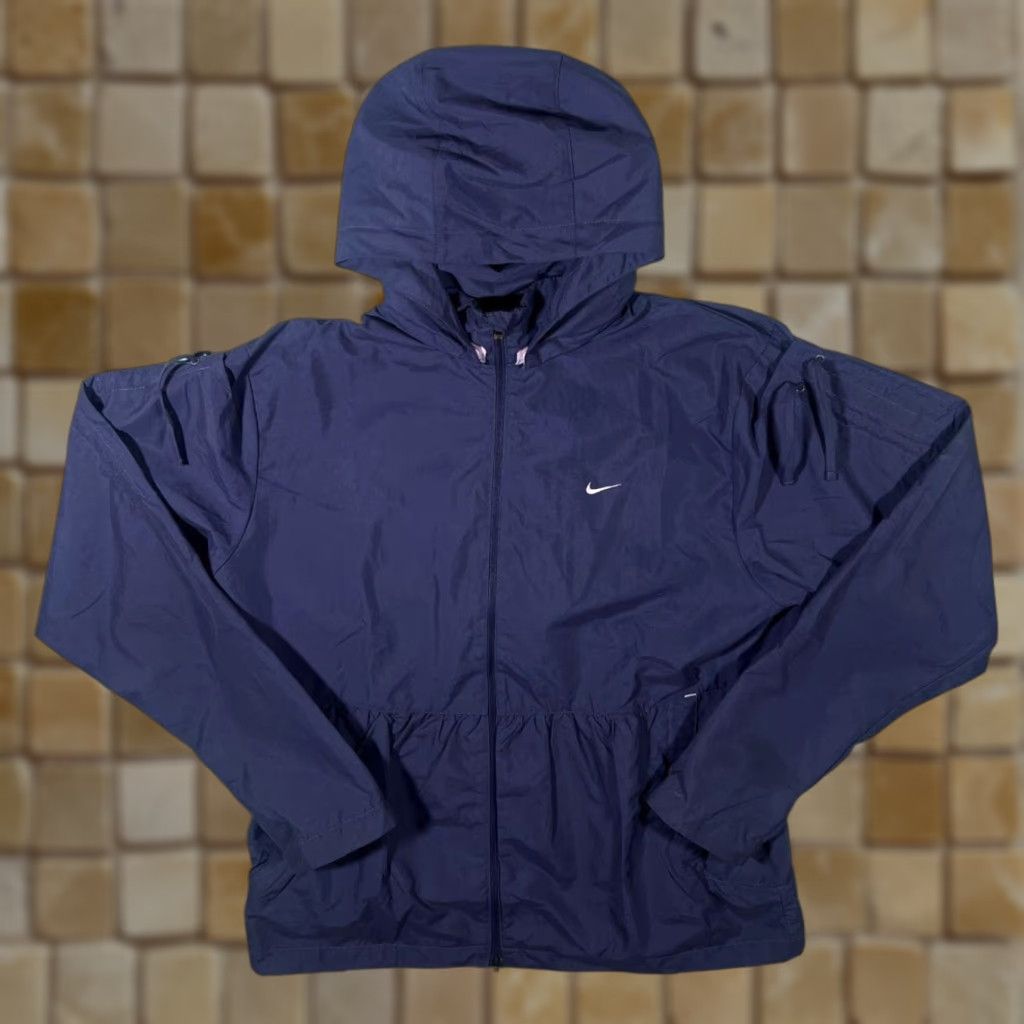 Nike Nike Golf Embroidered Mini Logo Purple Hooded Windbreaker Jacket Women's XL Size XL / US 12-14 / IT 48-50 - 1 Thumbnail