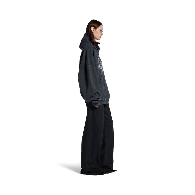 Balenciaga o1tr1nto0526 Fashion Designer Pulled Zip-up Hoodie Large Fit Size S / US 4 / IT 40 - 3 Thumbnail