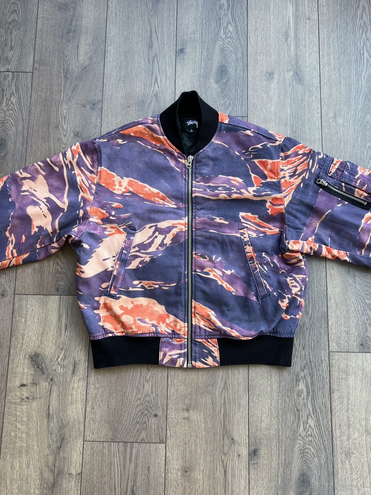 Stussy Stussy x Lucien Smith Tigris Bomber Jacket Small Size US S / EU 44-46 / 1 - 2 Thumbnail