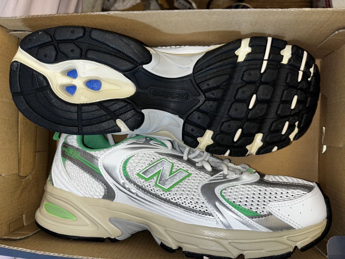 New Balance Size 9.5 New Balance 530 Pine Leaf White & Green Deadstock Size US 9.5 / EU 42-43 - 4 Thumbnail