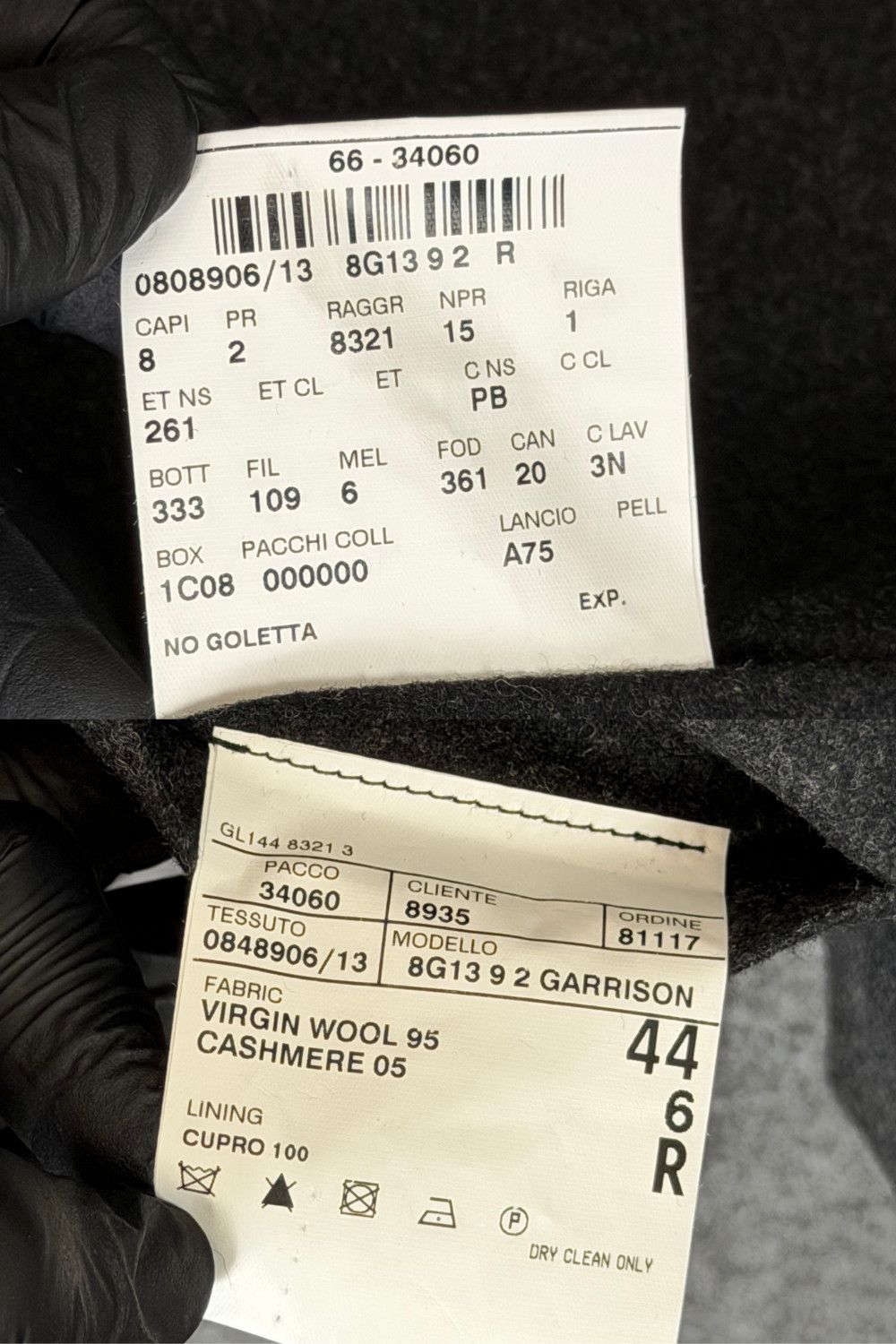 Made in Italy PRL Wool Cashmere Garrison Waistcoat Vest 44R image 6