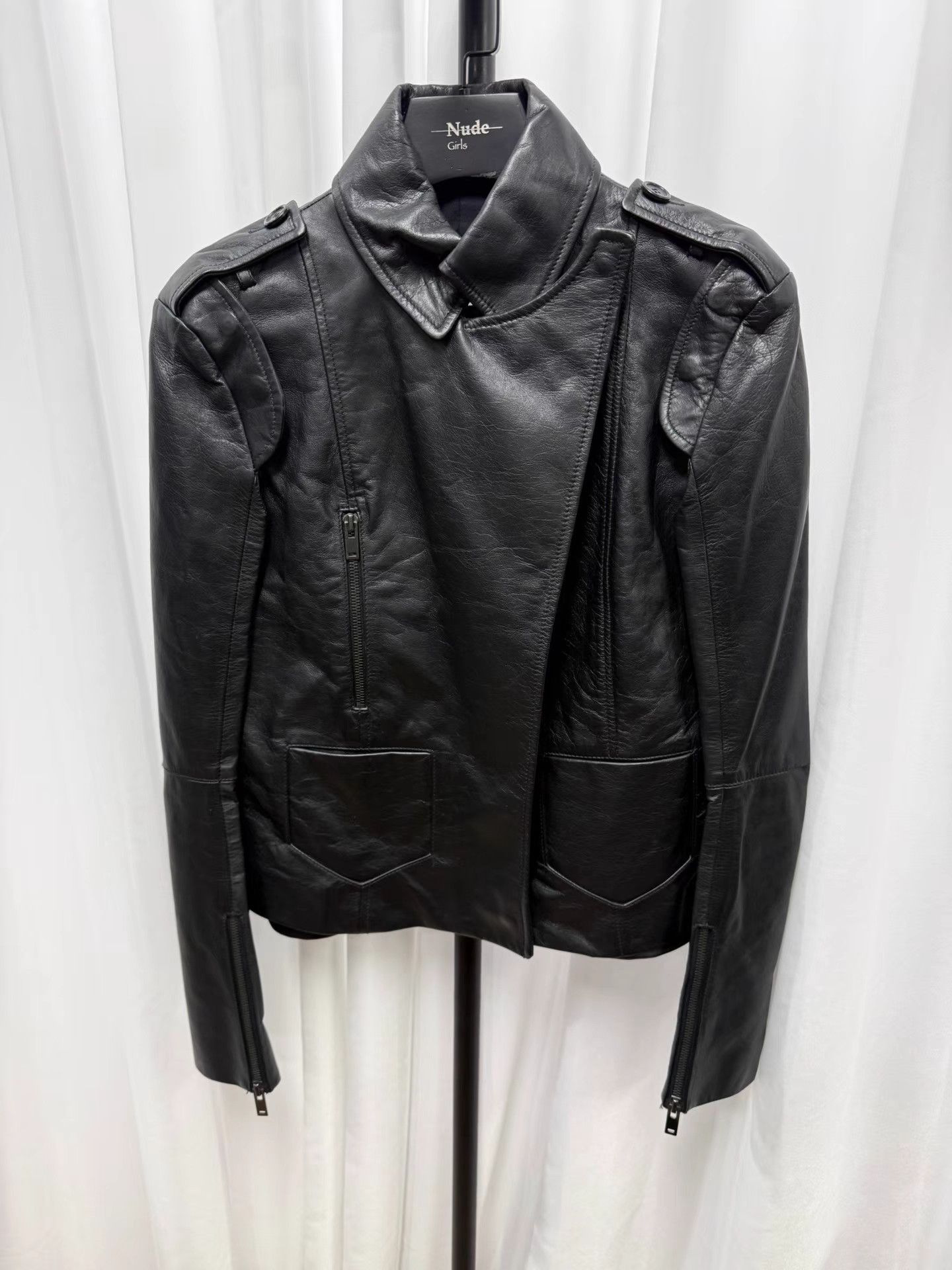 Maison Margiela Margiela Zip-Off Sleeve Leather Jacket K20 Size US XXS / EU 40 - 1 Thumbnail