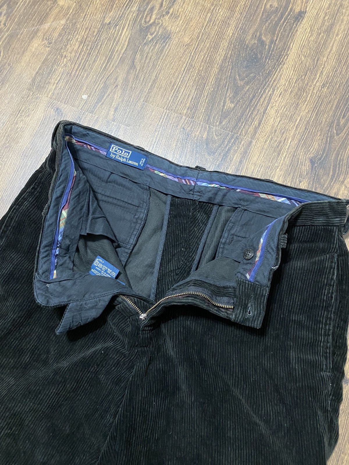Polo Ralph Lauren Polo Ralph lauren 90s Corduroy velvet pants black Y2k Size US 34 / EU 50 - 4 Thumbnail