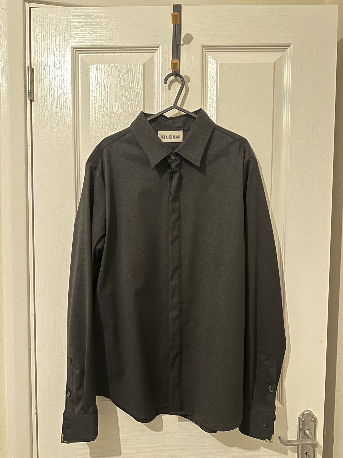 Han Kjobenhavn Han Kjøbenhavn Black Shirt s50 Size US M / EU 48-50 / 2 - 1 Thumbnail