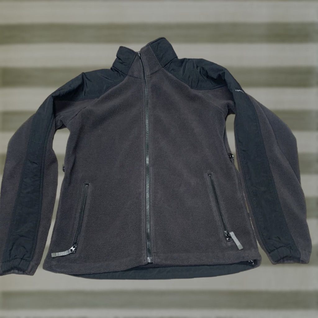 Vintage Columbia Vertex Core Interchange Fleece Women Jacket Black Medium Zip Pockets Full Zip Hip Length Size M / US 6-8 / IT 42-44 - 1 Thumbnail
