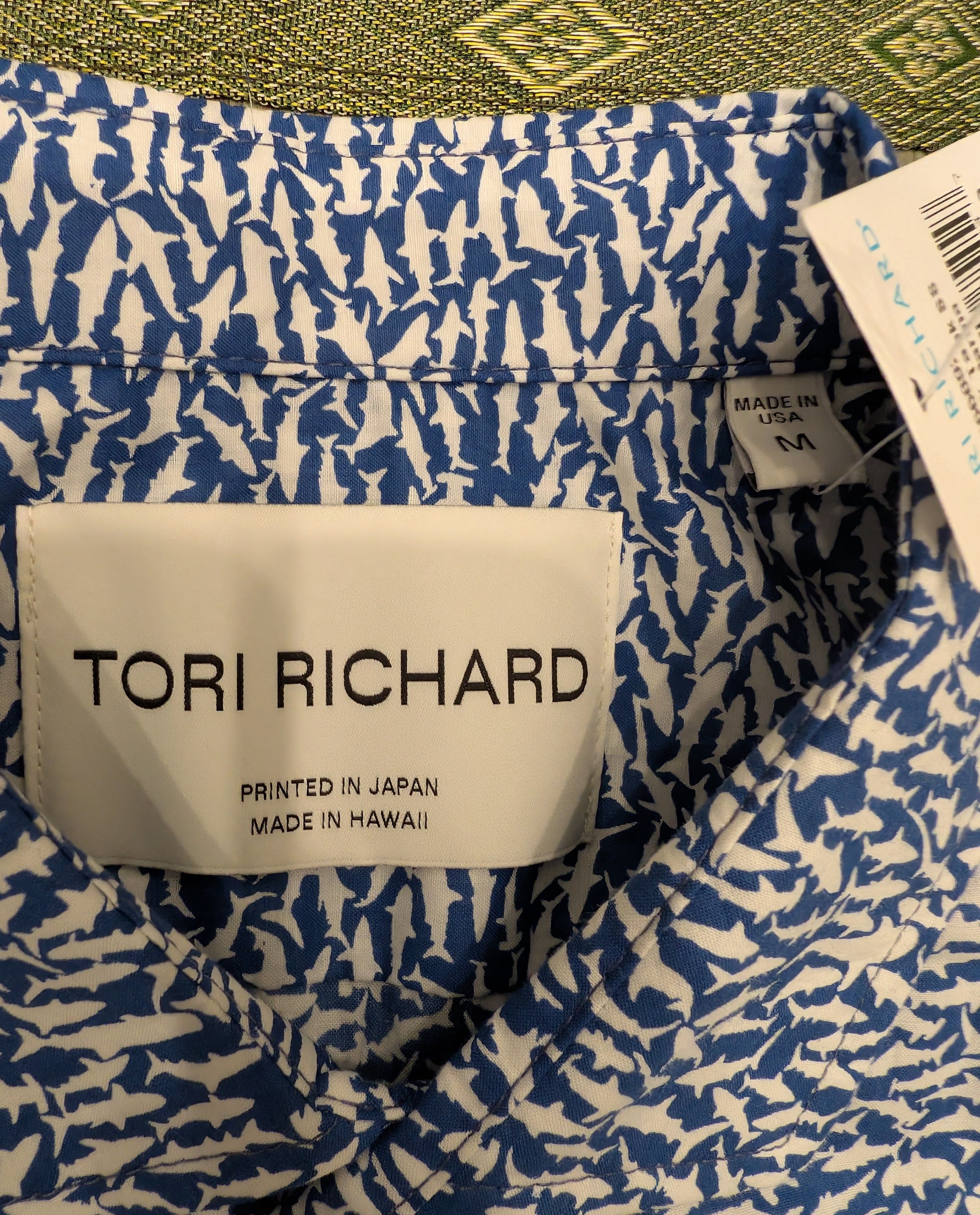 Tori Richard NWT Tori Richard Shark Tank Marina Hawaiian Shirt Size US M / EU 48-50 / 2 - 3 Thumbnail