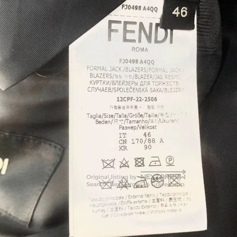 Fendi fendi monogram blazer jacket size 46. Size US S / EU 44-46 / 1 - 3 Thumbnail