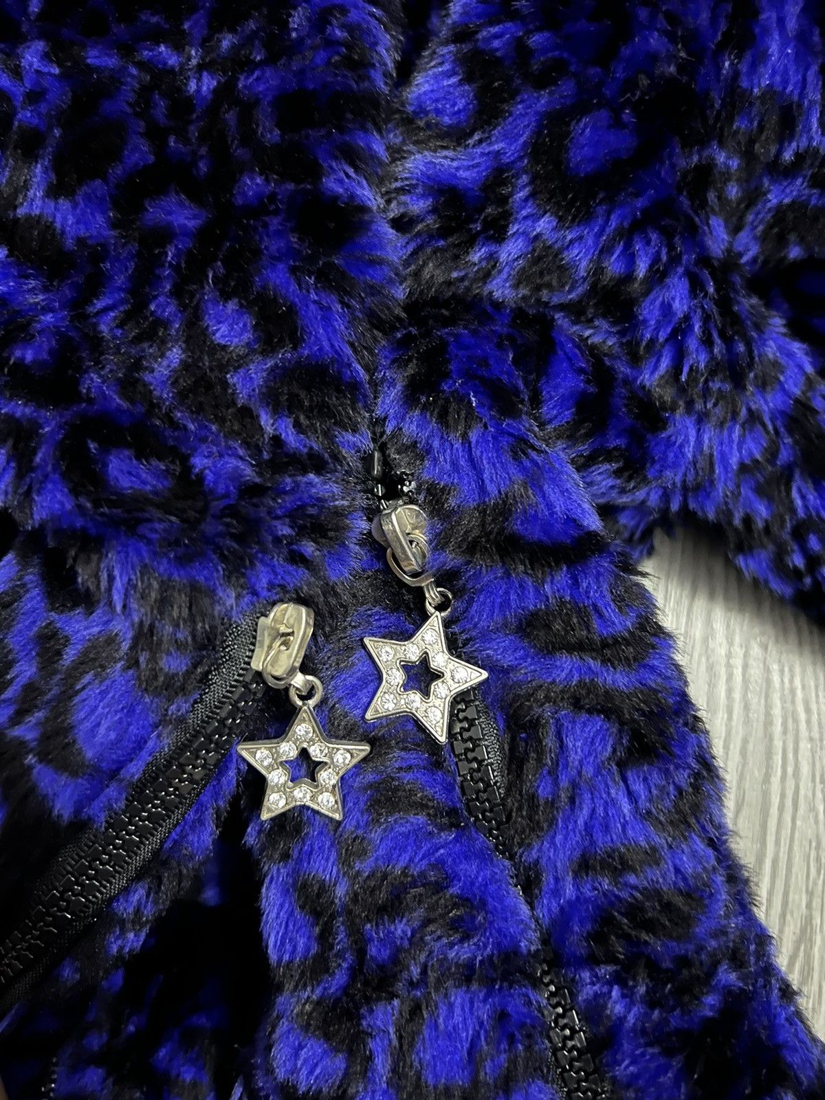 Japanese Brand JSG leopard fur cat ear hoodie zip ★☆ Size ONE SIZE - 16 Thumbnail