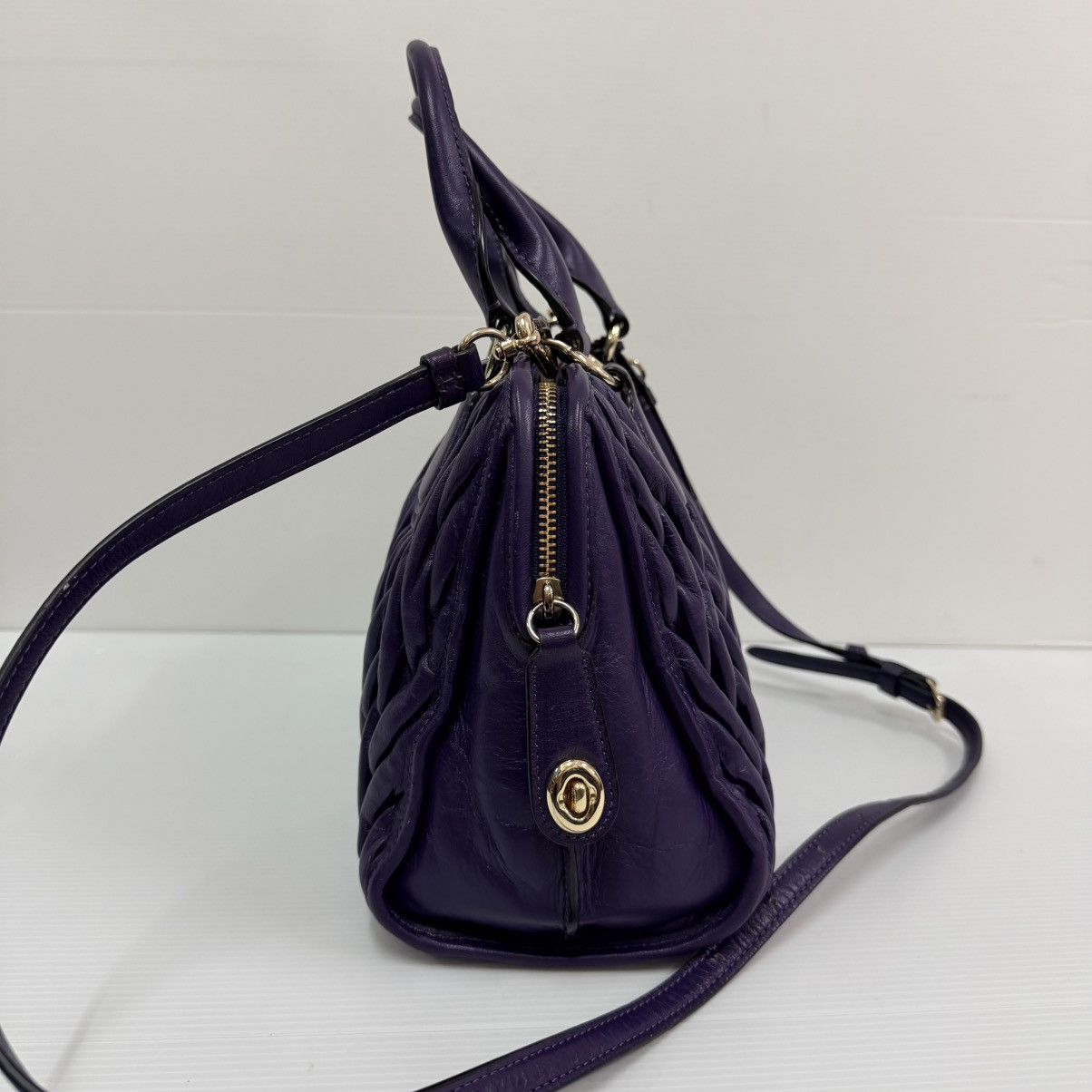 Coach Coach Leather Shoulder Bag Size ONE SIZE - 5 Thumbnail