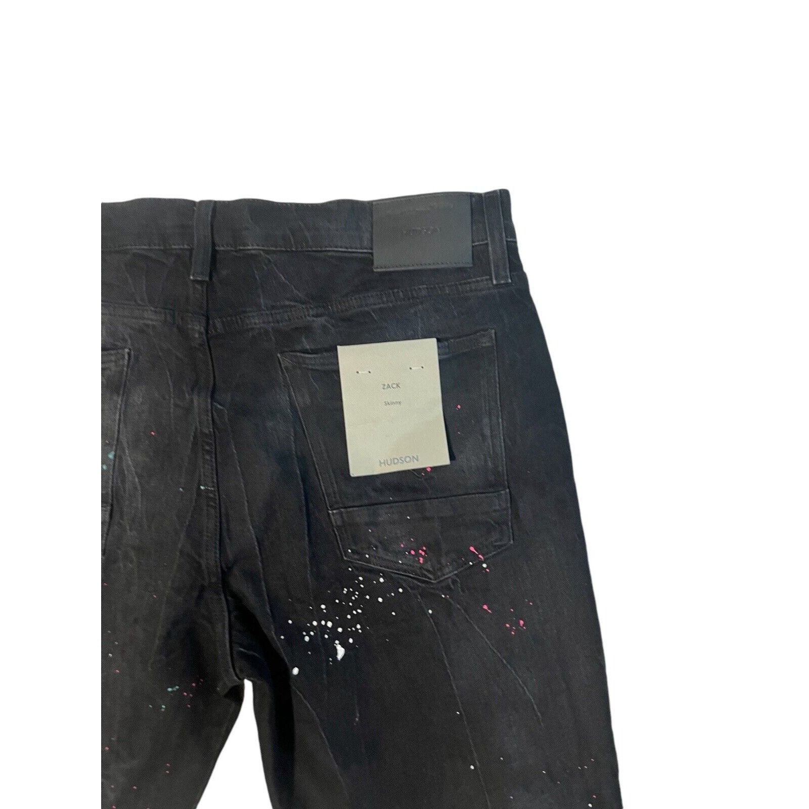 Hudson Hudson Jeans Zack Skinny Mens Denim Black $235 Size 36/32 Size US 36 / EU 52 - 5 Thumbnail