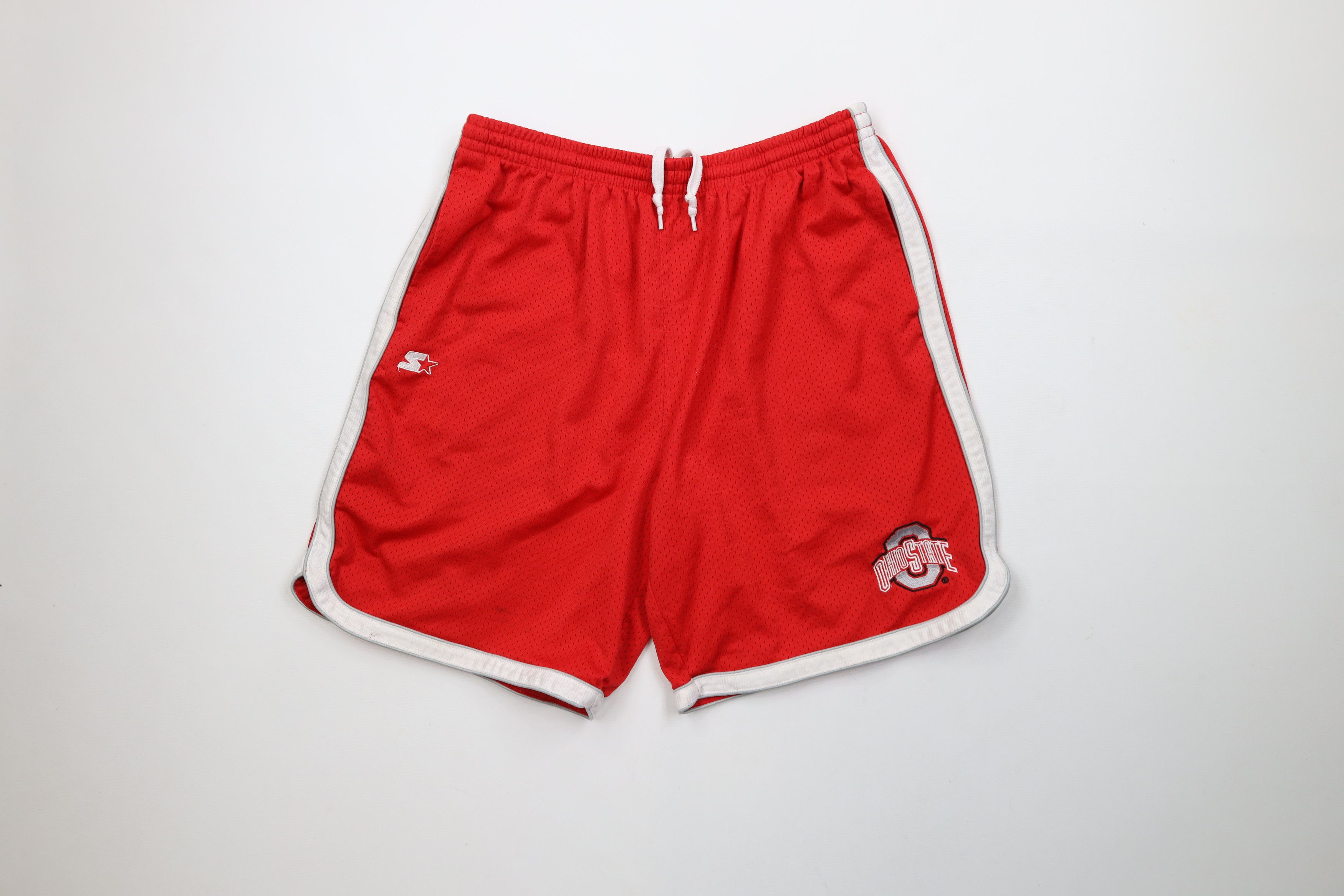Starter × Vintage Vintage 90s Starter Ohio State University Basketball Shorts Size US 34 / EU 50 - 1 Thumbnail