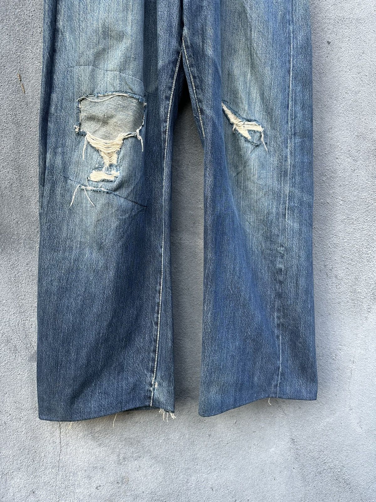 Studio D'Artisan 👹Vintage Studio’D Artisan Distressed Bootcut Jeans Size US 32 / EU 48 - 8 Thumbnail