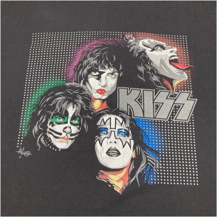 Vintage Vintage Kiss T-shirt Size US XL / EU 56 / 4 - 3 Thumbnail