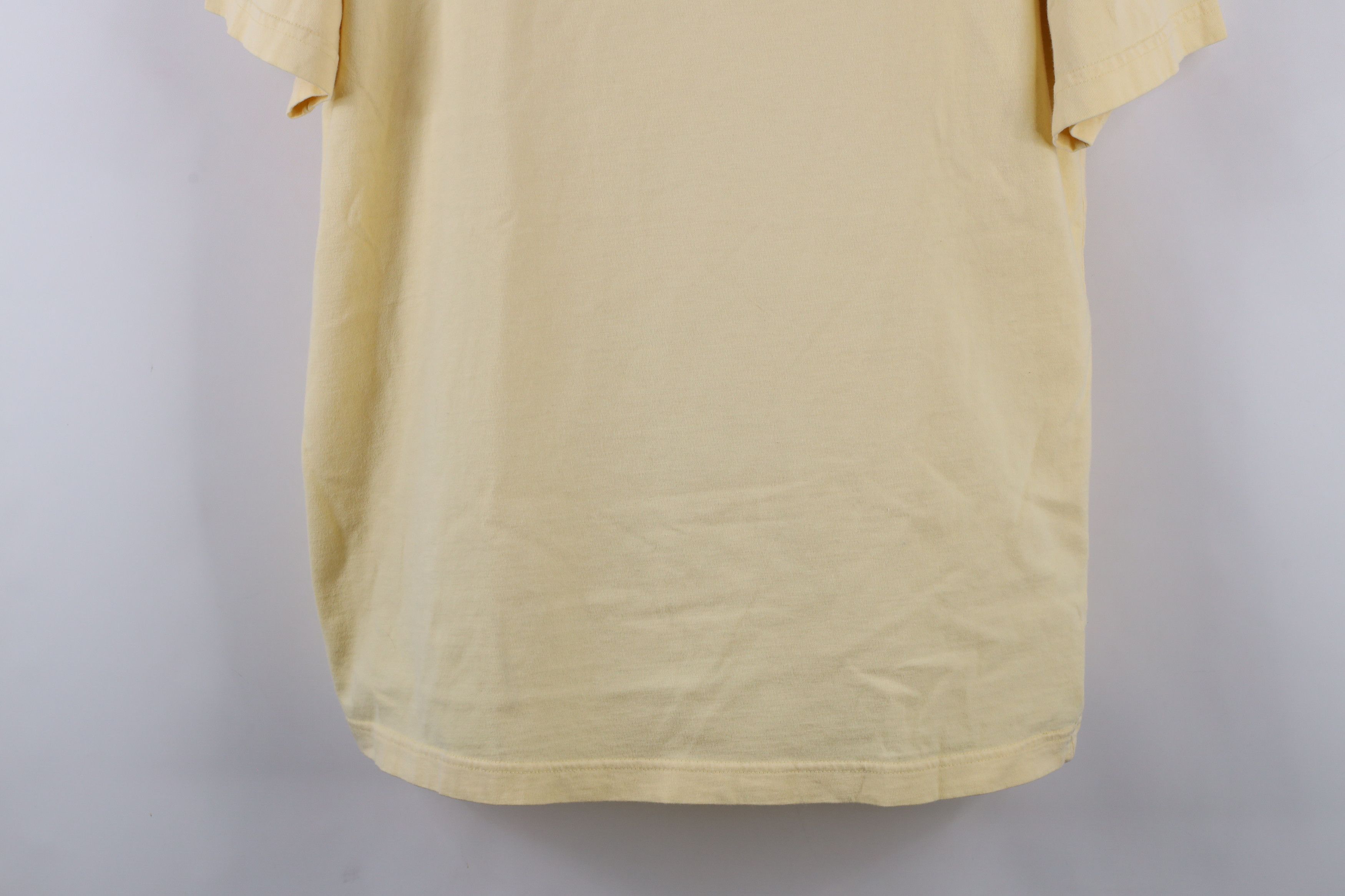 Eddie Bauer × Vintage Vintage 90s Eddie Bauer Cotton Short Sleeve T-Shirt Yellow Size US L / EU 52-54 / 3 - 3 Thumbnail