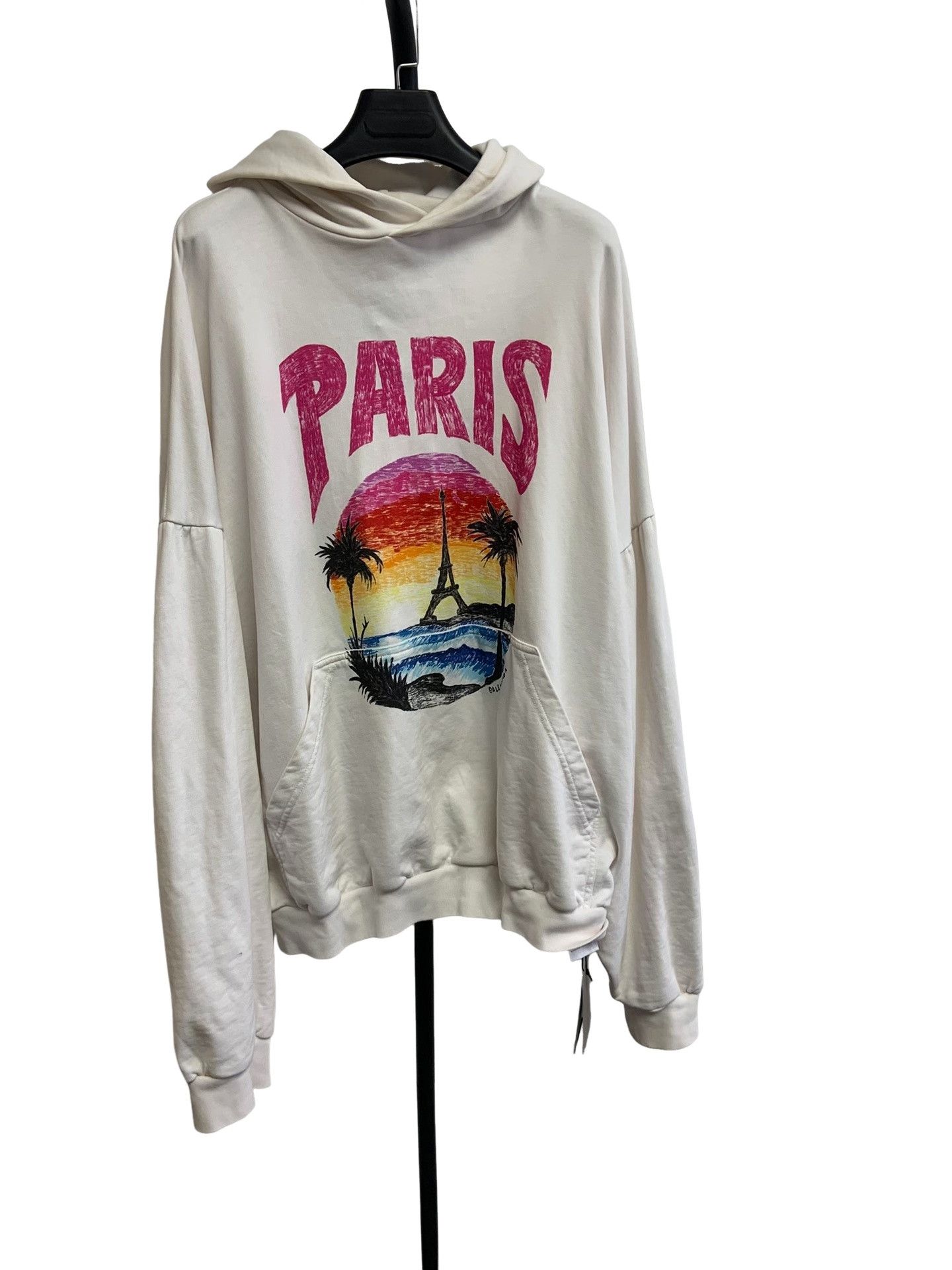 Balenciaga Balenciaga Paris Sunset Graphic Hoodie Size 3 Size US L / EU 52-54 / 3 - 1 Thumbnail
