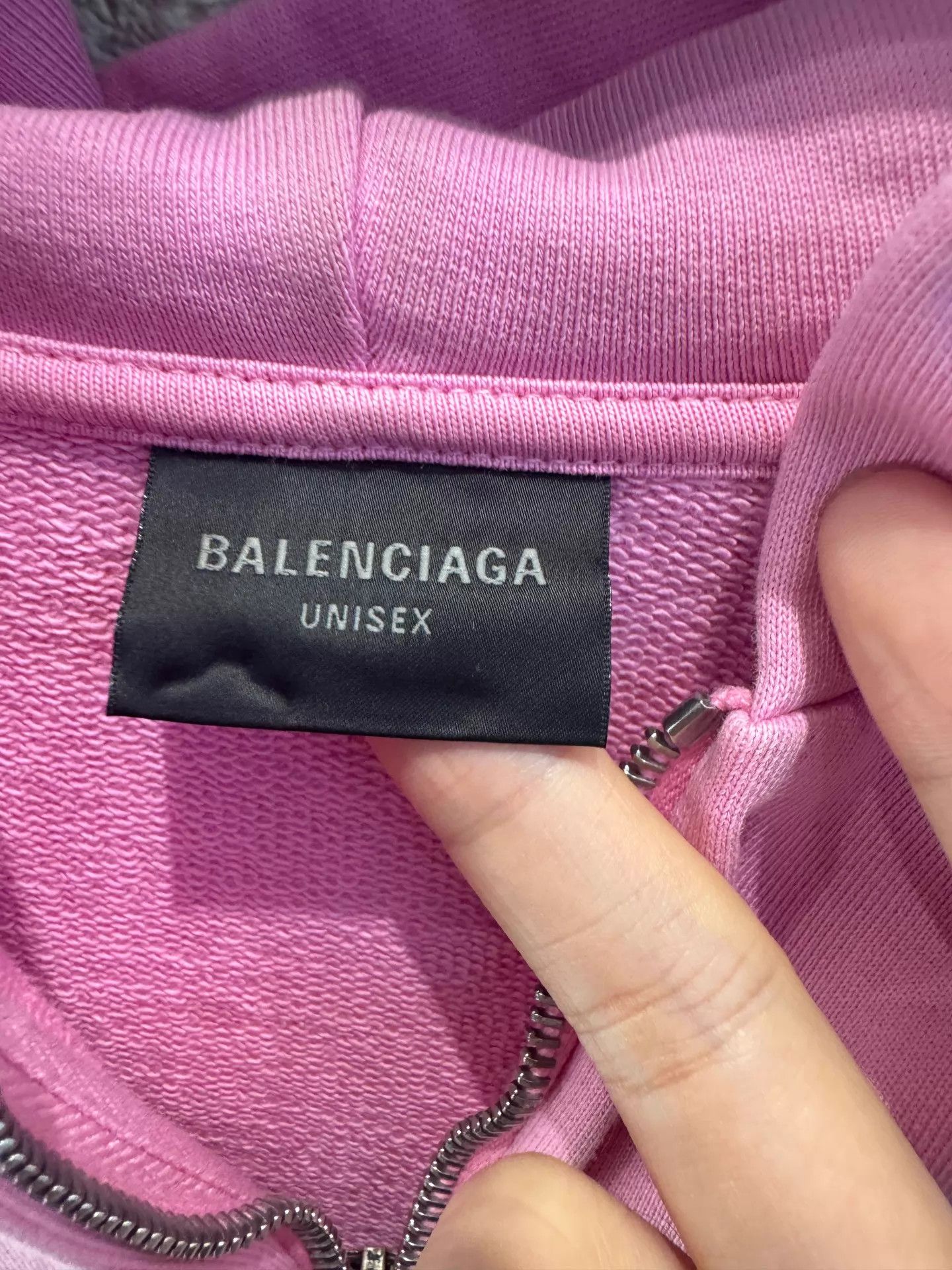 Balenciaga Balenciaga x Manchester United Pink Hoodie Size S / US 4 / IT 40 - 2 Thumbnail