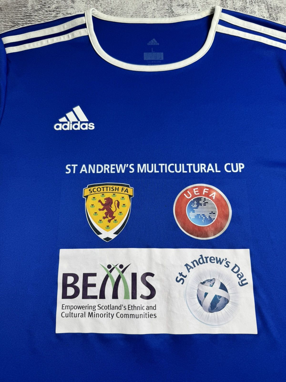 Adidas Scotland 2018/2019 St Andrew’s Multicultural Cup Soccer Football Jersey Shirt Size US L / EU 52-54 / 3 - 7 Thumbnail