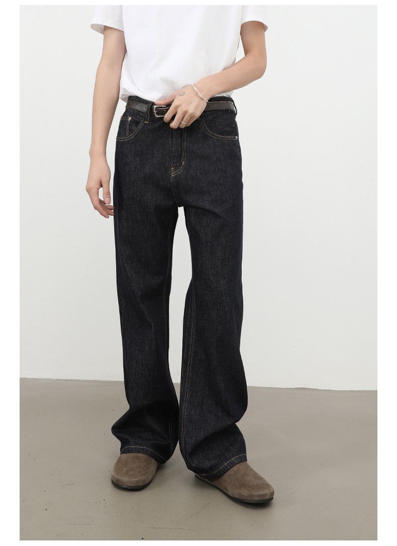 Jean Men's retro loose flared denim trousers Size US 32 / EU 48 - 3 Thumbnail