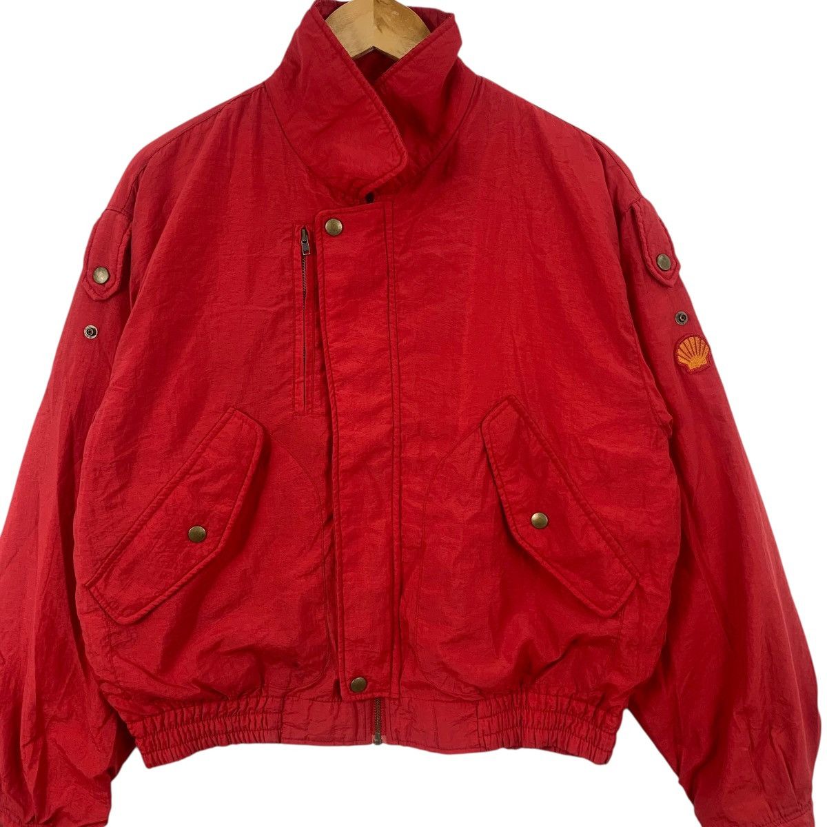 Vintage Vintage SHELL FORMULA X 1 Racing Team Driver Jacket Bomber Size US XL / EU 56 / 4 - 5 Thumbnail