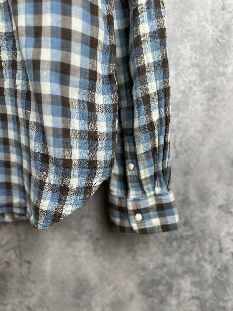Wrangler Vintage Wrangler N.C.Plaid Flannel Shirt Pearl Western Style Size US L / EU 52-54 / 3 - 9 Thumbnail