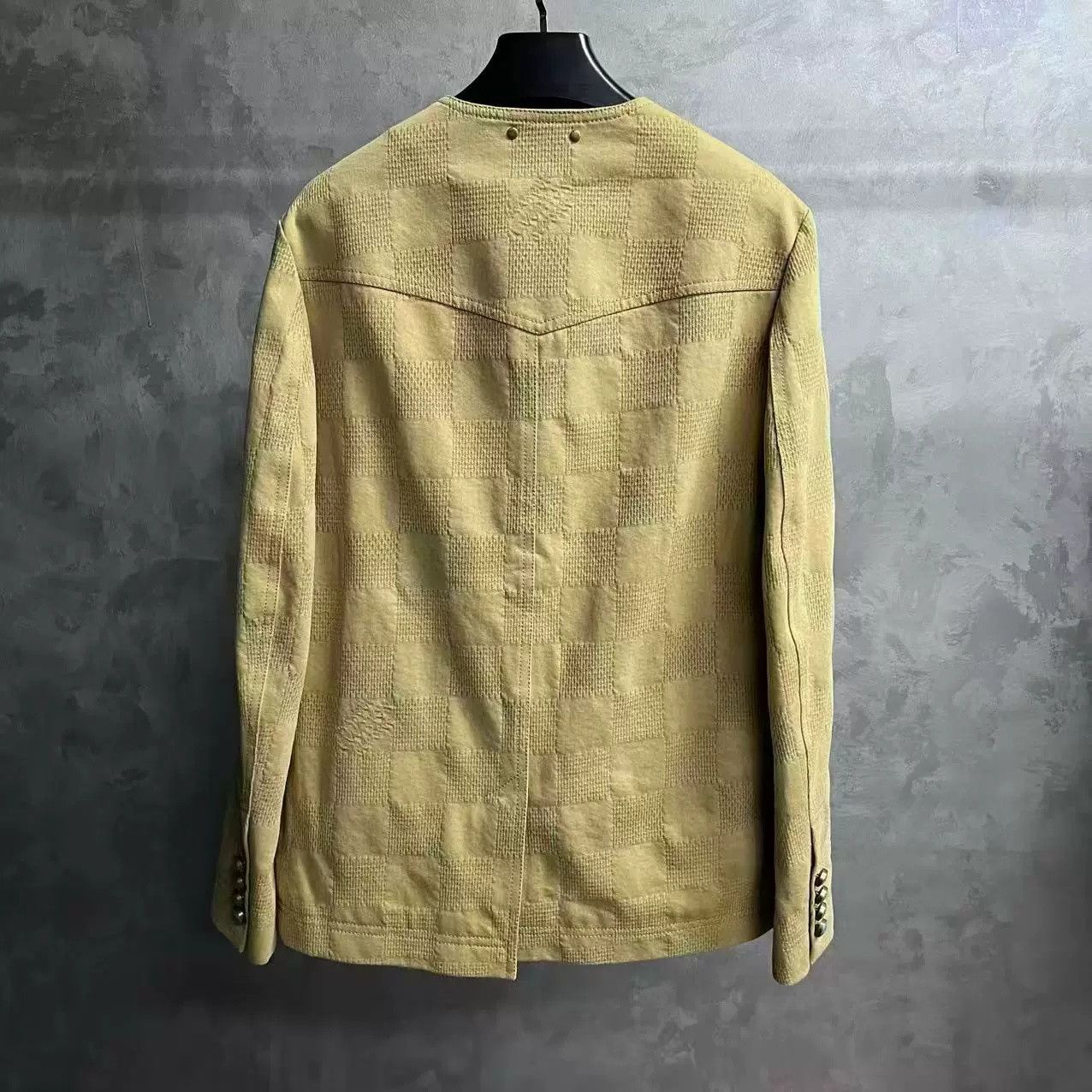 Louis Vuitton Louis Vuitton 2024 Khaki Letter Jacquard Jacket Size US S / EU 44-46 / 1 - 5 Thumbnail