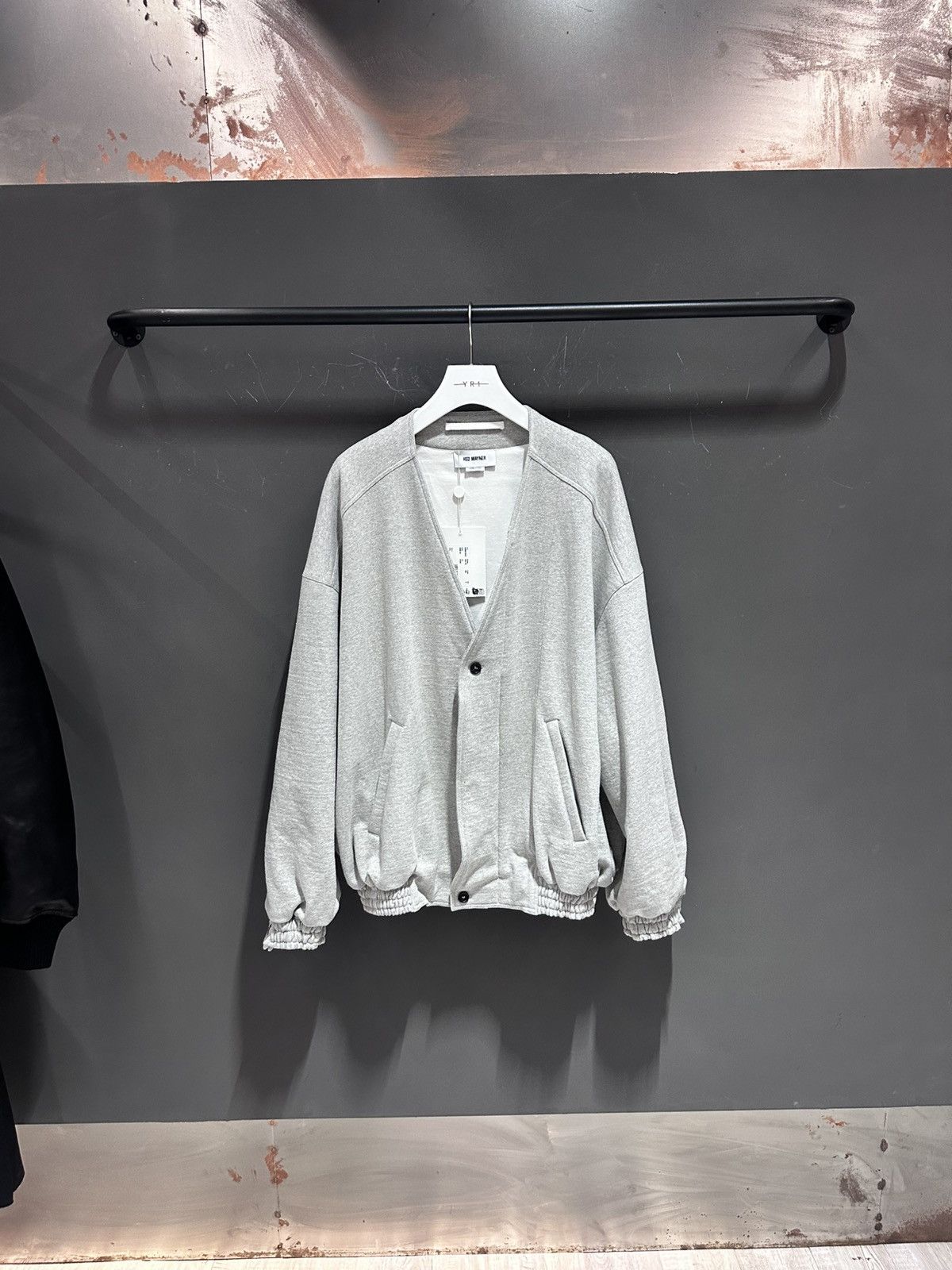 Hed Mayner Hed mayner Embroidered sweatshirt- medium grey Size US M / EU 48-50 / 2 - 1 Thumbnail