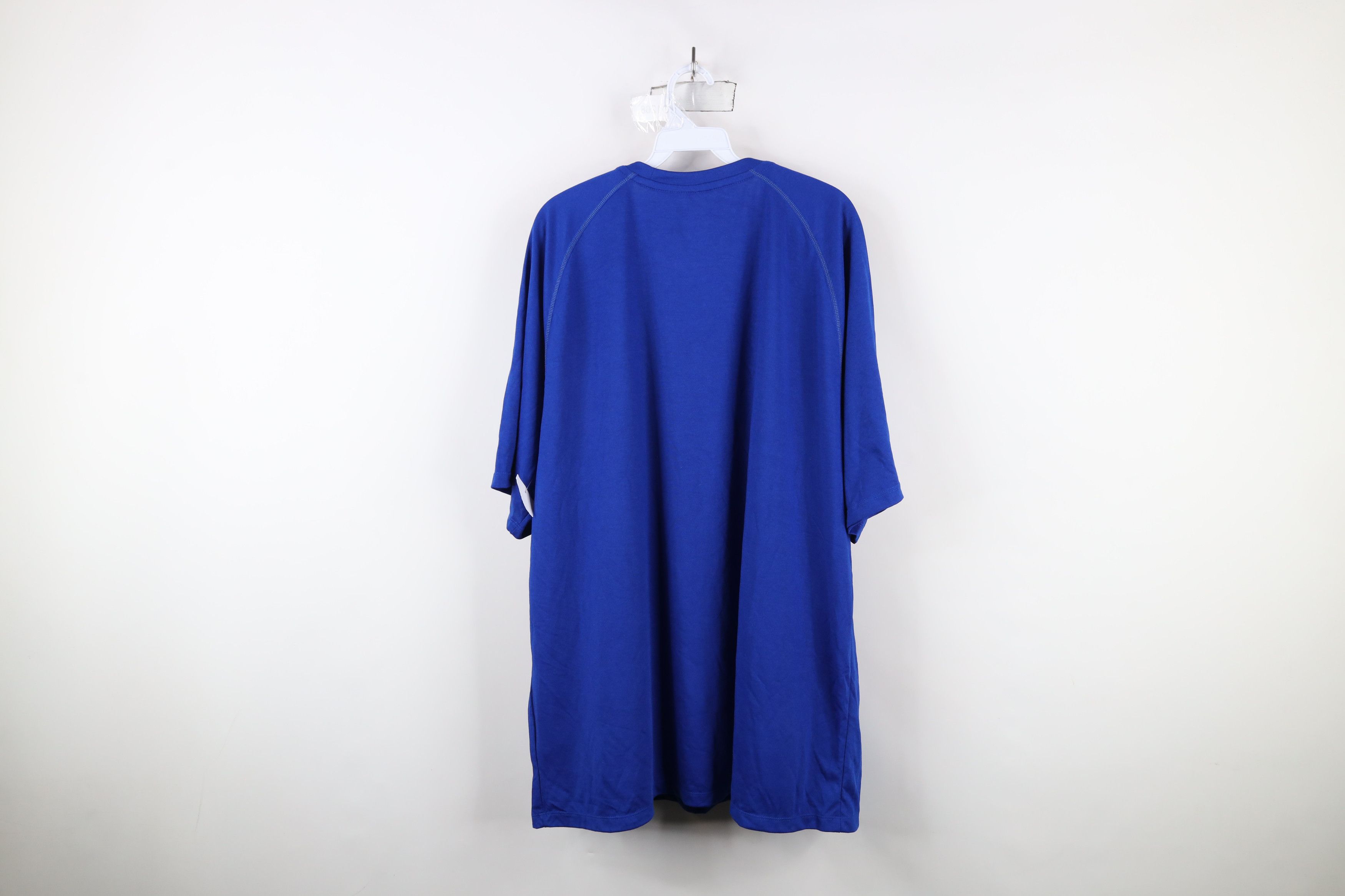 Adidas × Vintage New Adidas Spell Kansas University Basketball T-Shirt Blue Size US XXL / EU 58 / 5 - 11 Thumbnail