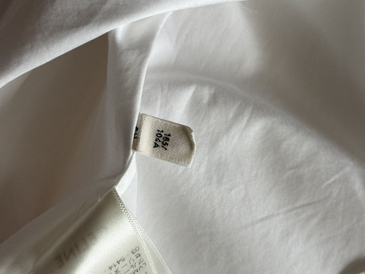 Celine Celine blade mandarin stand up collar white poplin shirt Size US XL / EU 56 / 4 - 9 Thumbnail