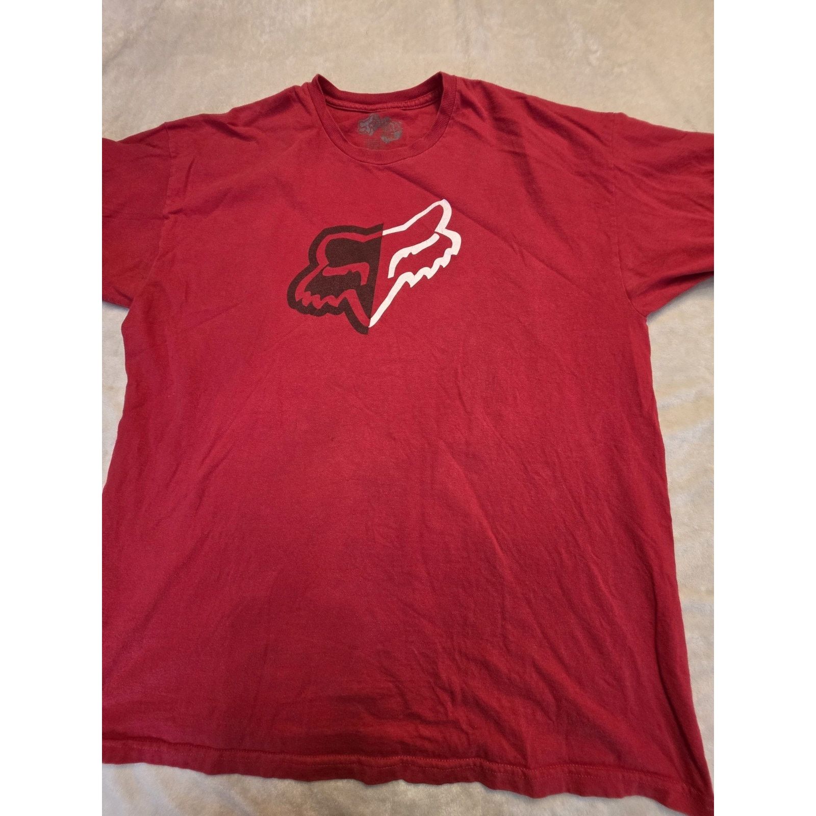Fox Racing Fox Racing Men's Size Xl Red Graphic Short Sleeve T-Shirt Size US XL / EU 56 / 4 - 1 Thumbnail