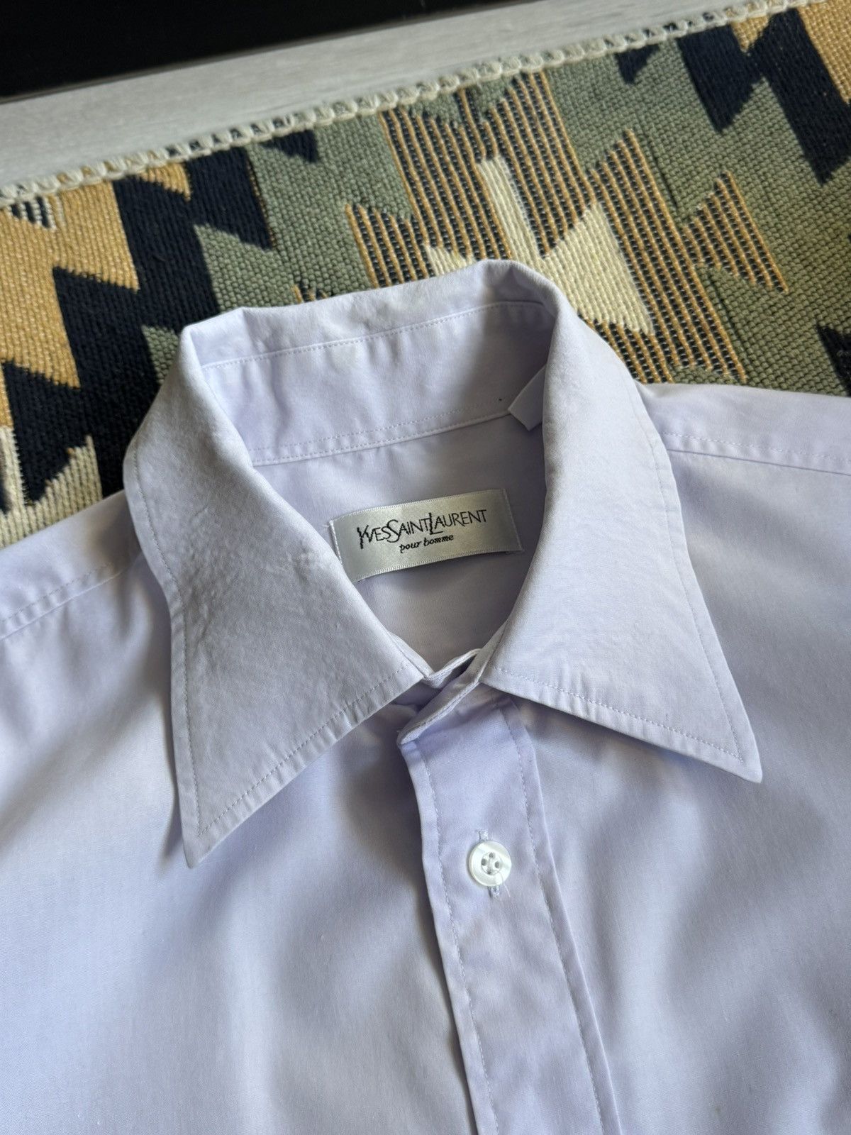 Yves Saint Laurent Vintage YSL Yves Saint Laurent Button Up Shirt Size US XL / EU 56 / 4 - 7 Thumbnail