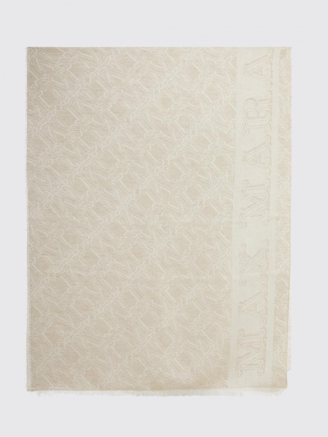 Max Mara Max Mara Scarf Woman Beige Size ONE SIZE - 1 Thumbnail