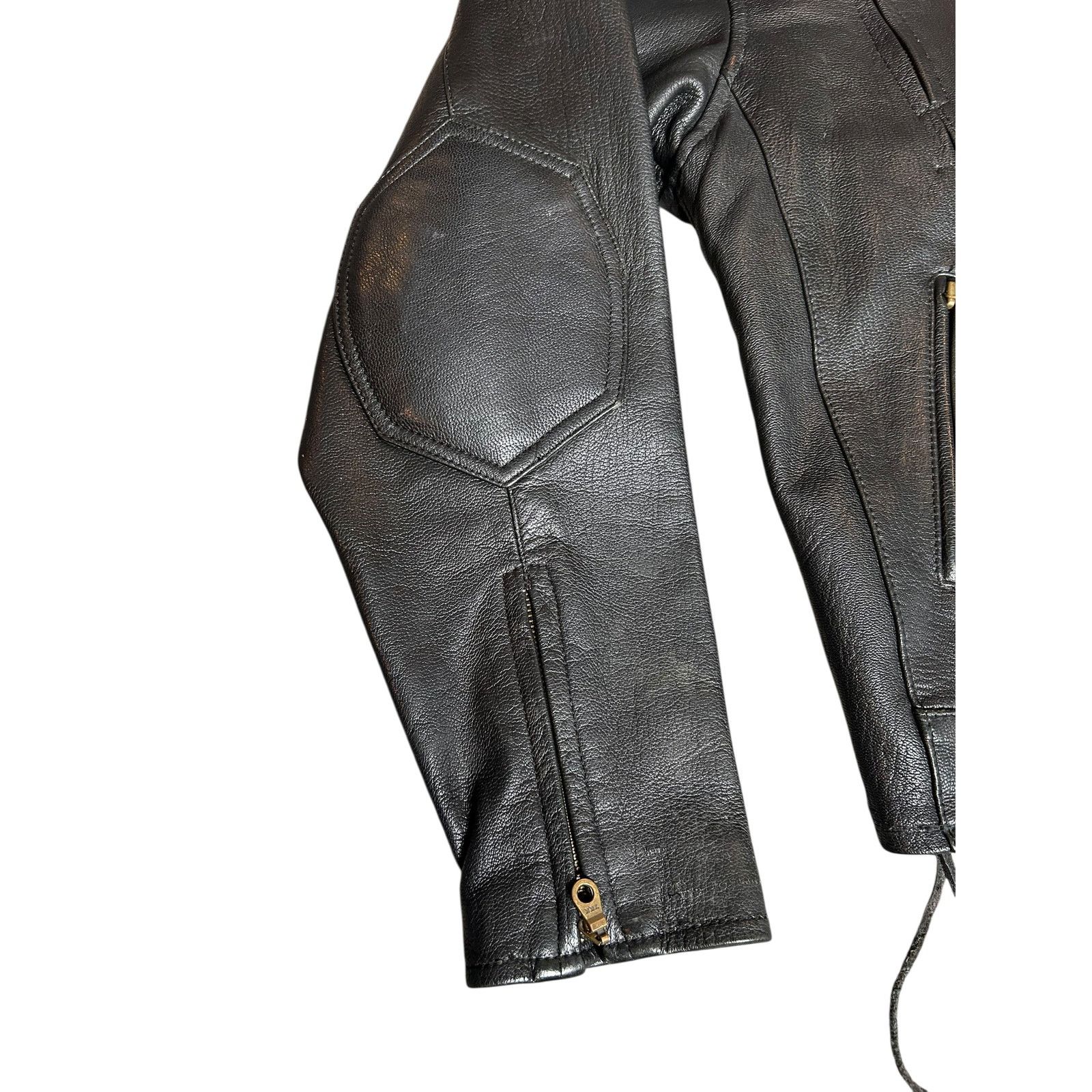 Designer × Harley Davidson × Vintage Vintage Harley Davidson Motorcycles Leather Biker Jacket Size US M / EU 48-50 / 2 - 6 Thumbnail