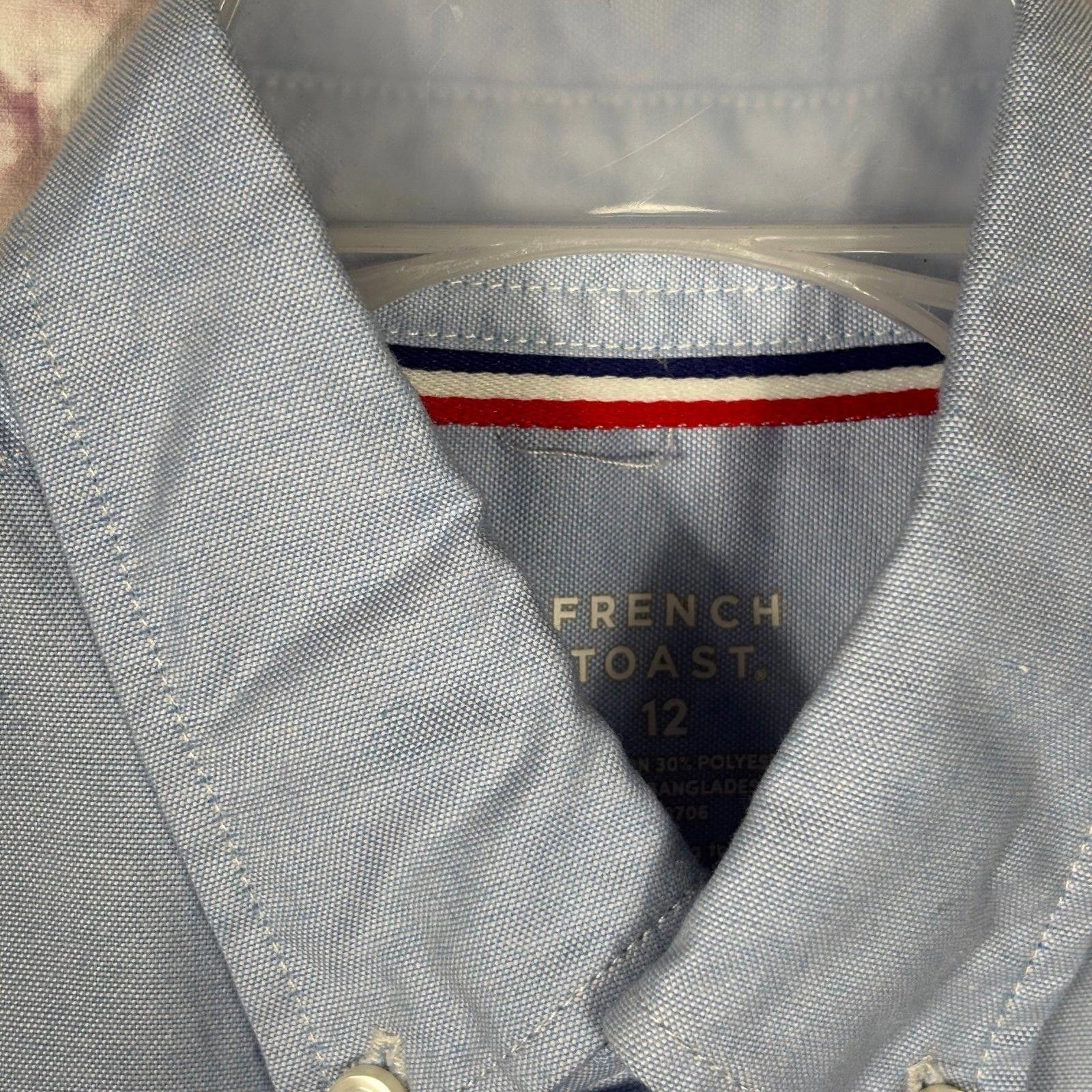 Other French Toast Boys' Size 12 Long Sleeve Oxford Shirt Size US L / EU 52-54 / 3 - 5 Thumbnail