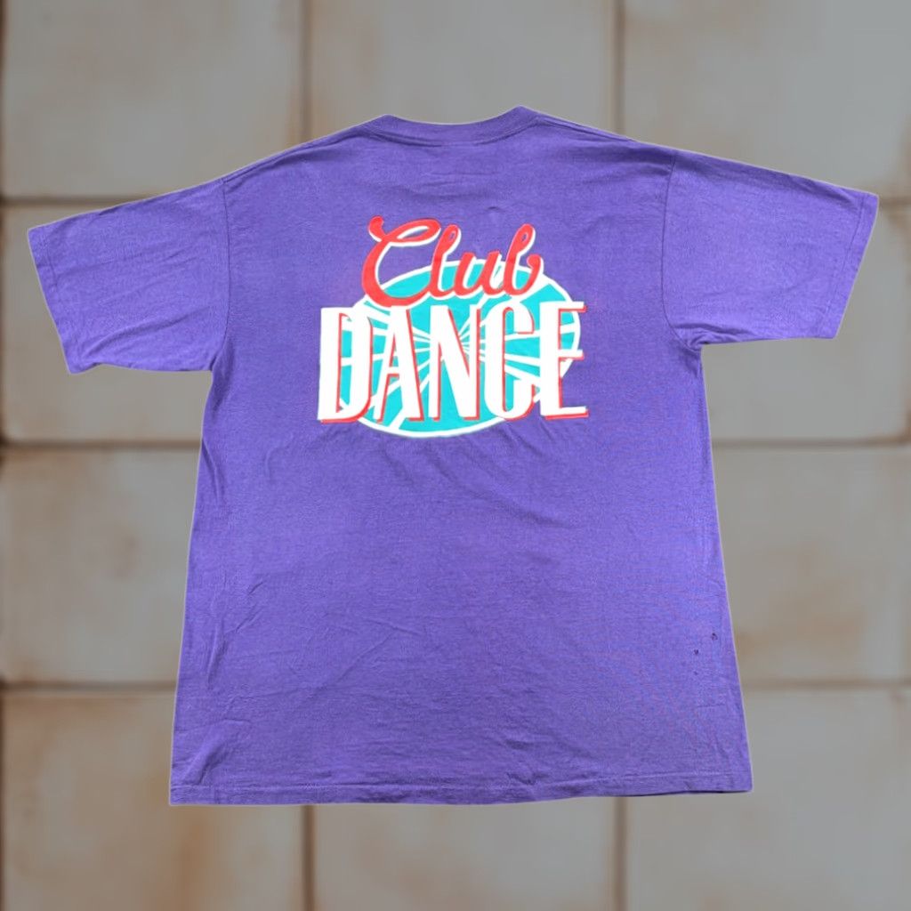 Vintage VINTAGE Club Dance Shirt Adult EXTRA LARGE Purple Tennessee Country TNN USA 90s Size US XL / EU 56 / 4 - 1 Thumbnail